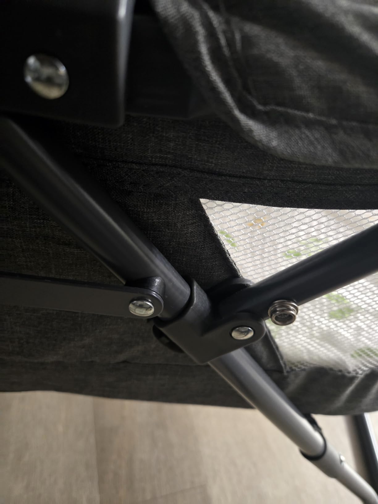 Cocoon Deluxe Folding Travel Bassinet (Heather Gray) - Lightweight Baby Bed and Portable Bassinet with Removable Mesh Canopy, Perfect Travel Crib & Bedside for Baby, Includes Carrying Tote Bag customer photo 2
