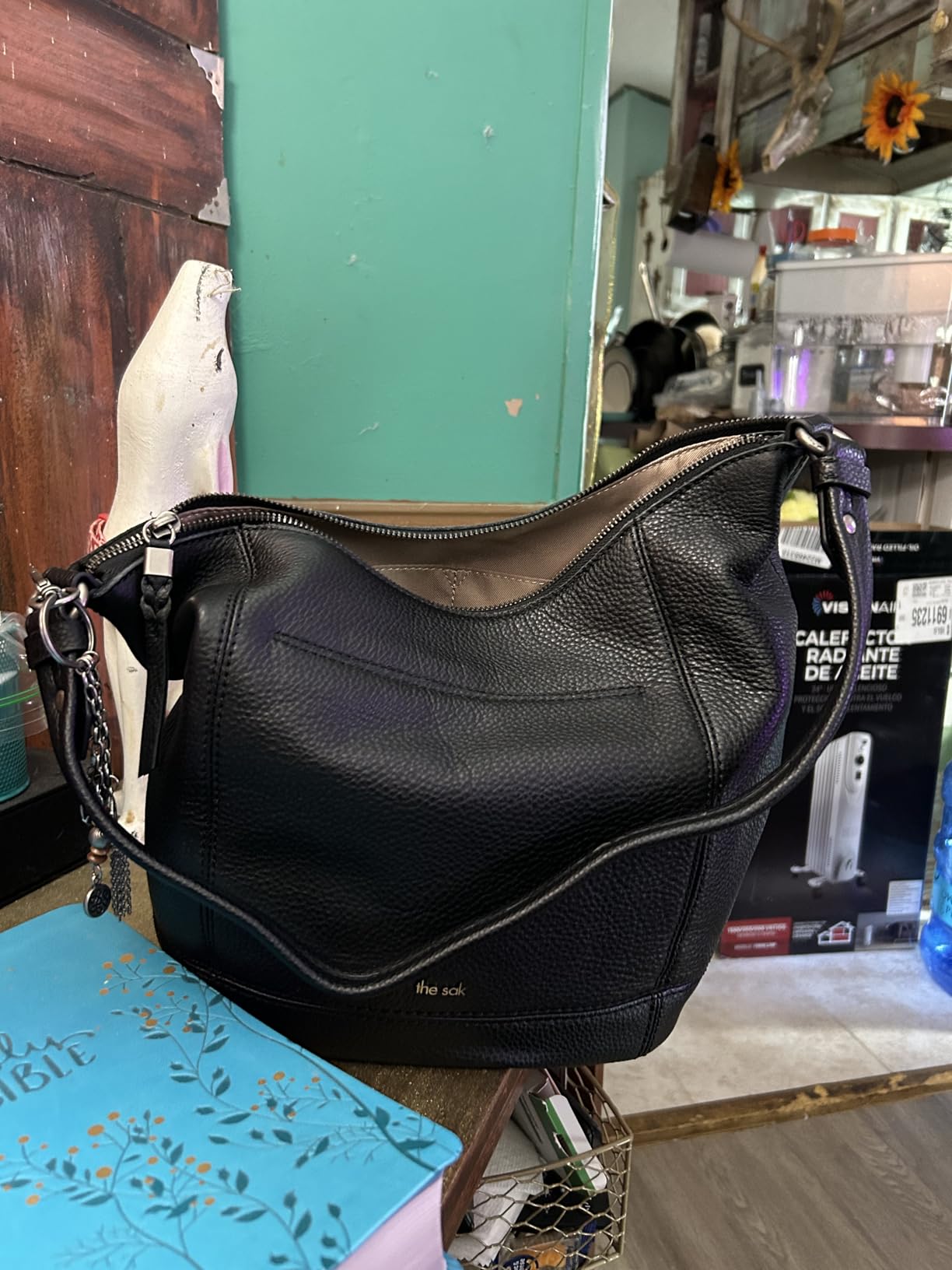 The Sak Sequoia Leather Hobo Bag - Large Slouchy Shoulder Purse, Zip Pocket customer photo 1