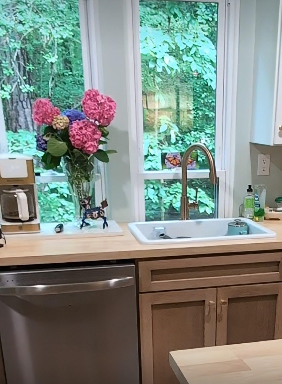 Miuara 24 x 19 Inch Undermount or Drop In Fireclay Kitchen Sink White customer photo 1