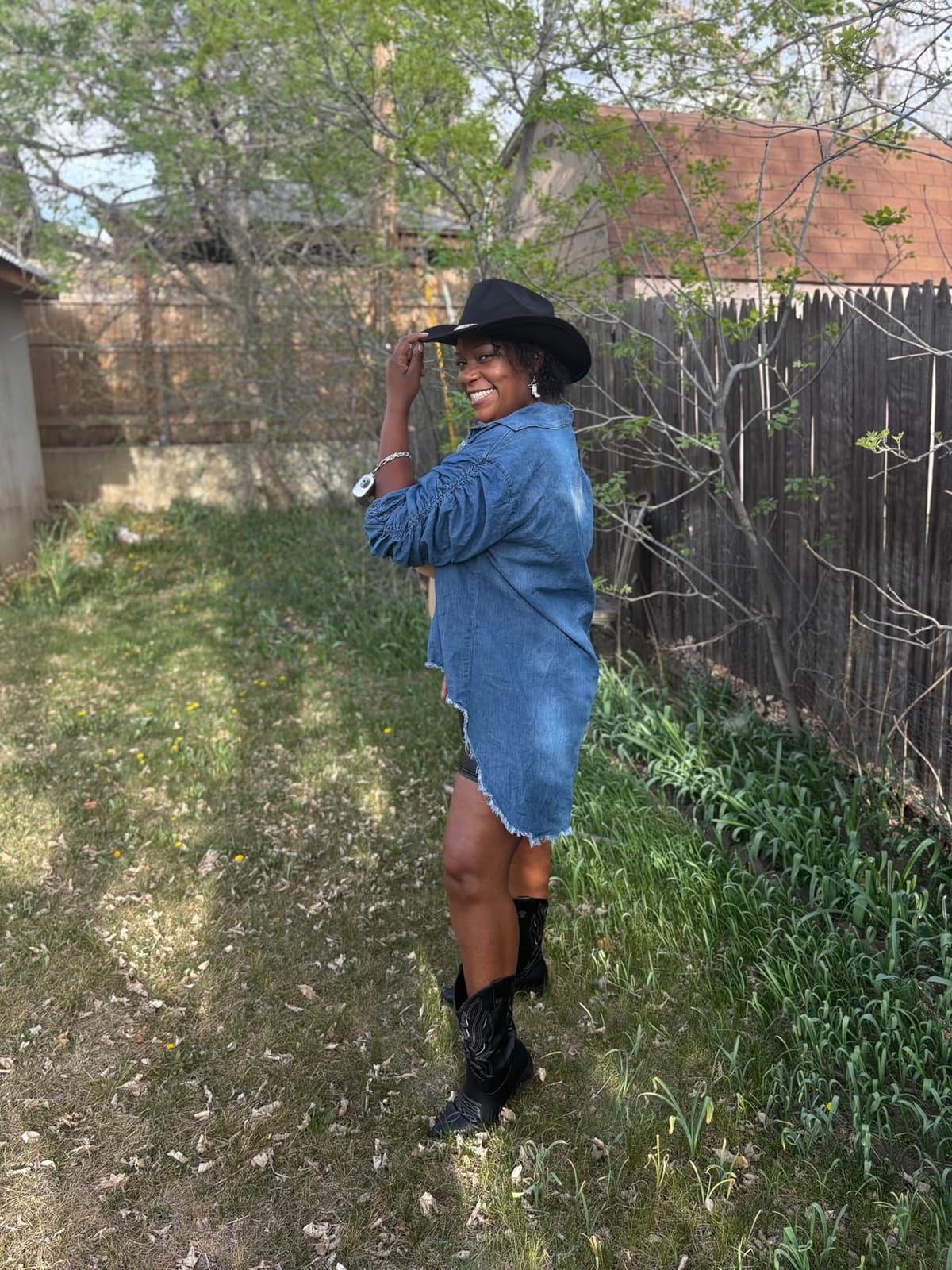 Glitter Silver Black Cowboy Hats Women Western Rhinestone Cowgirl Hat customer photo 2