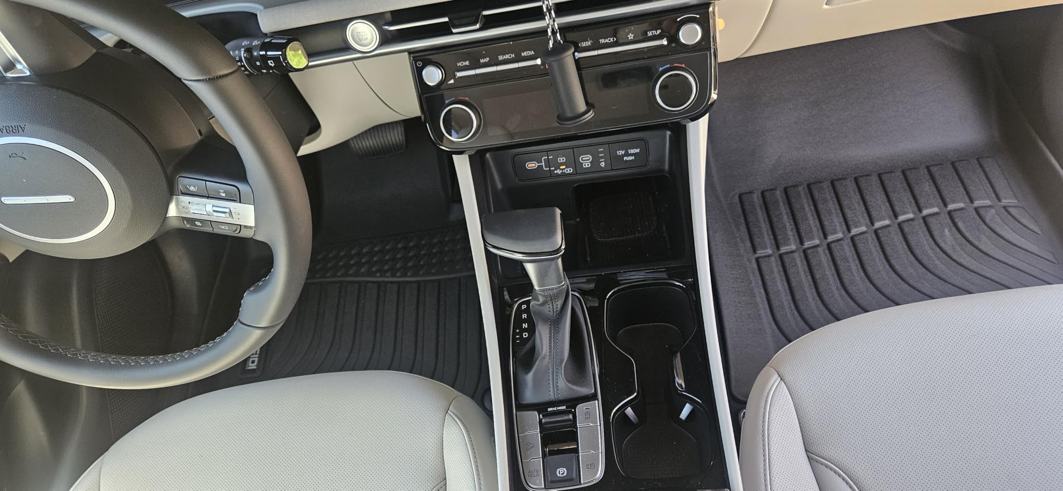 Floor Mats Custom for Chevrolet Chevy Bolt EV 2017-2023 (Not EUV) All Weather Protection TPE Heavy Duty Non-Slip Automotive Floor Liners Fits Front & 2nd Row Full Set Accessories, Black customer photo 1