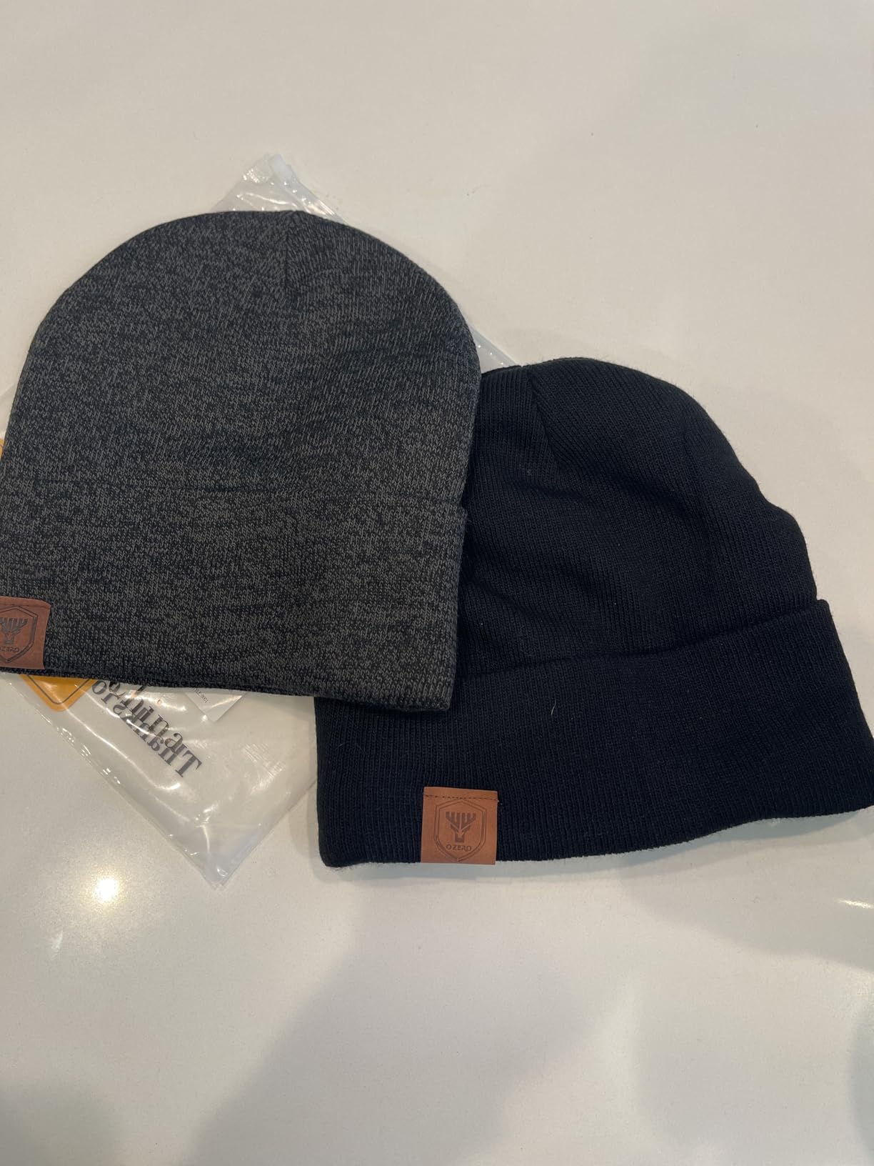 OZERO Mens Winter Hat, Fleece Lined Cuffed Beanie for Men and Women customer photo 2