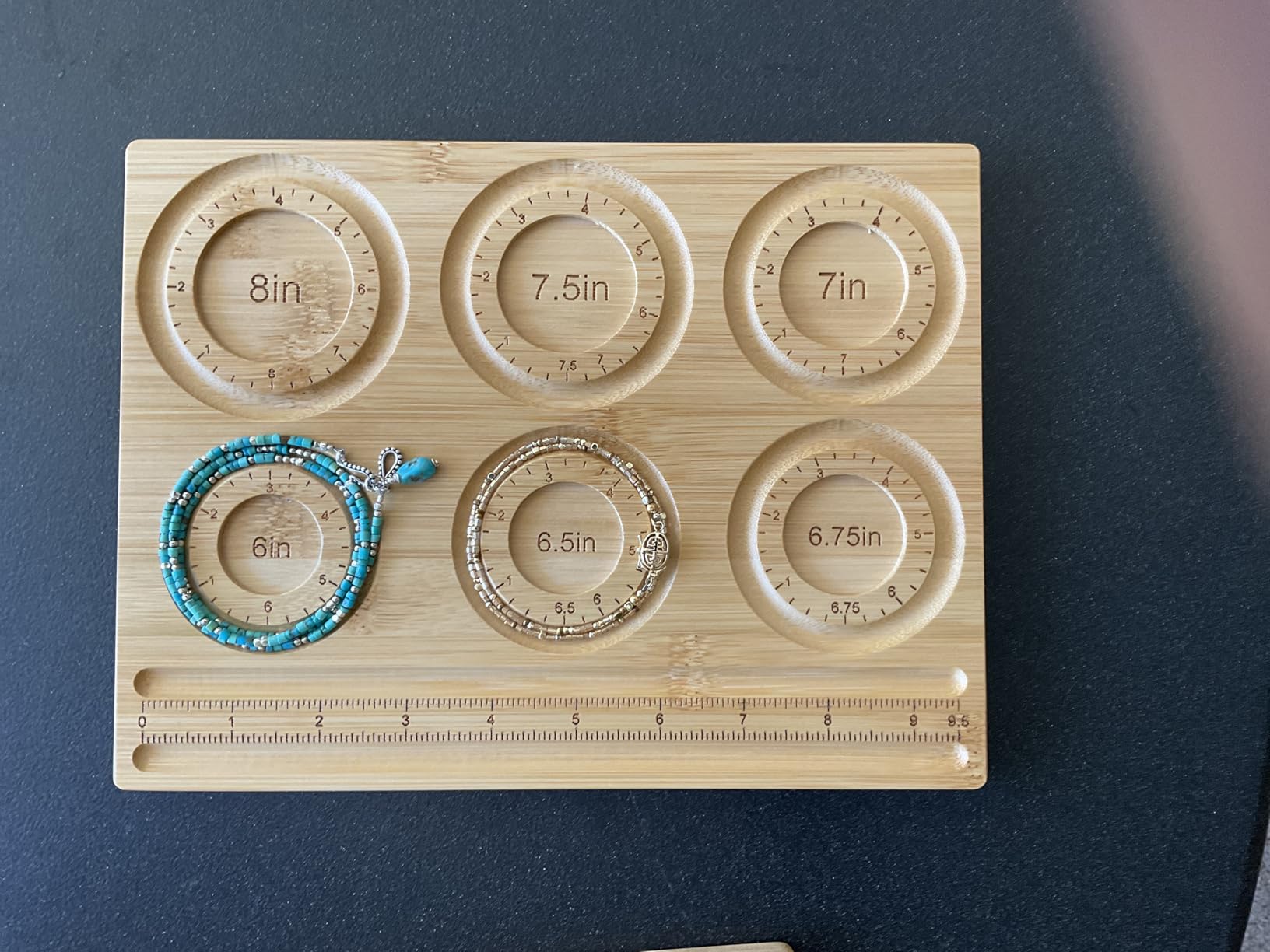 Petoysoso Bead Board for Jewelry Making, Bamboo Beading Board for Jewelry Bracelet Making, DIY Bracelet Bead Board customer photo 1