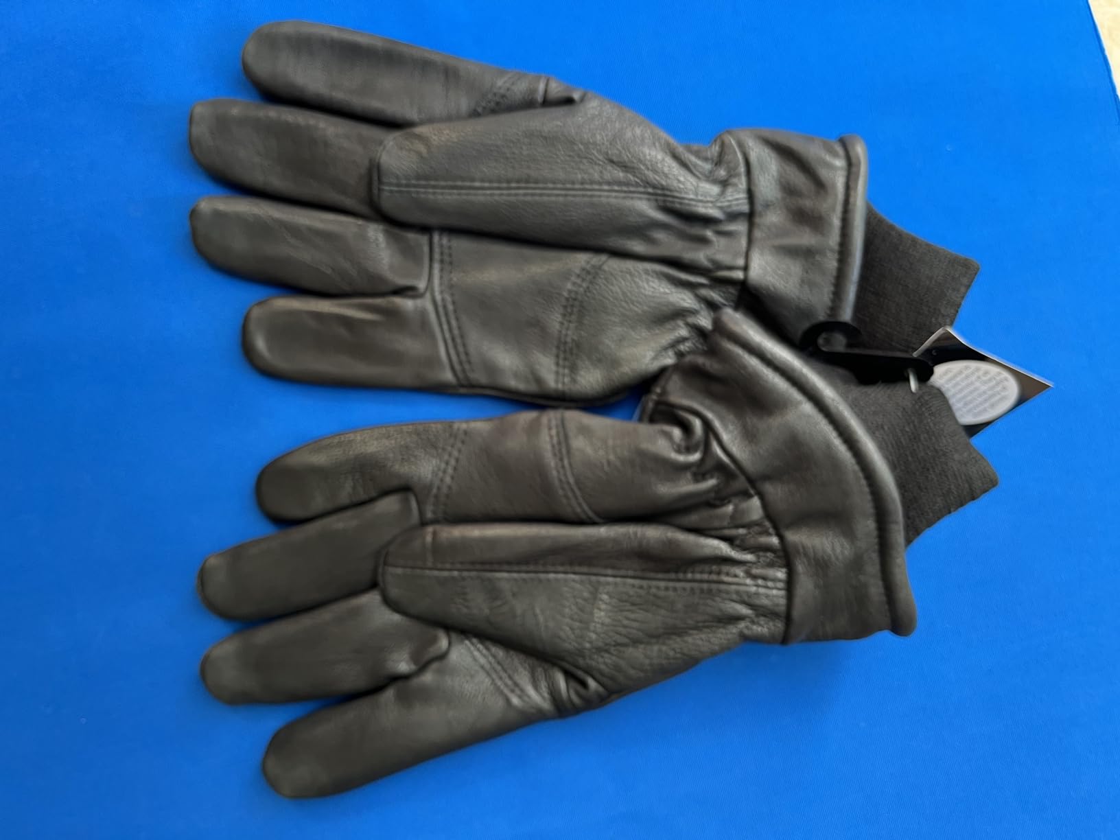SKYDEER 100% Full Grain Deerskin Leather Winter Gloves for Men, Warm Work Gloves, Thermal Insulated Truck Driving Gloves customer photo 2
