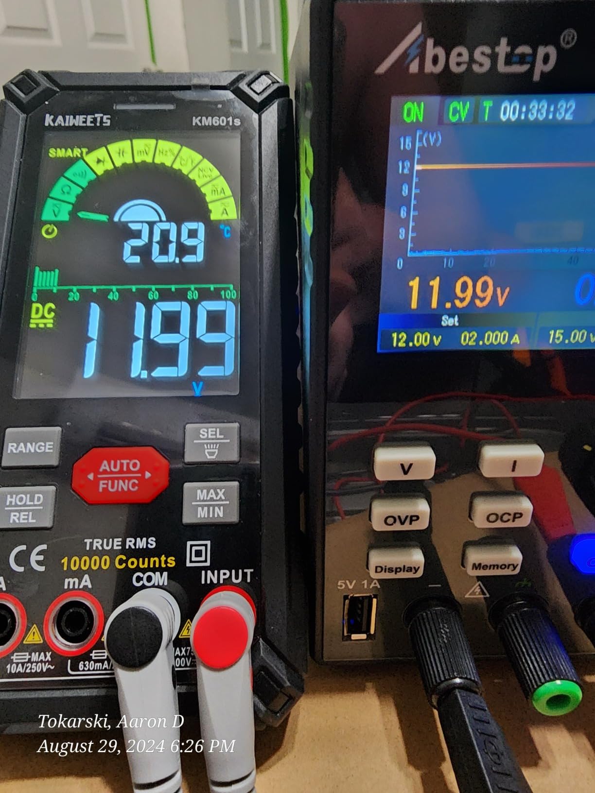 DC Power Supply 60V 10A Variable Power Supply 110V Input Voltage IPS Screen | High Resolution 4-Digits with Multiple Protection customer photo 1