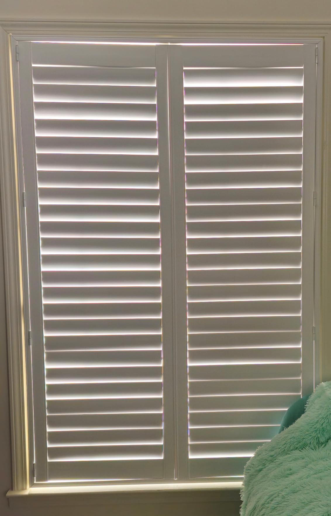 SHUTTER WORKS Plantation Shutters for Interior Windows | Indoor Shutters | Waterproof | Customizable Sizes | Plantation Blinds customer photo 1