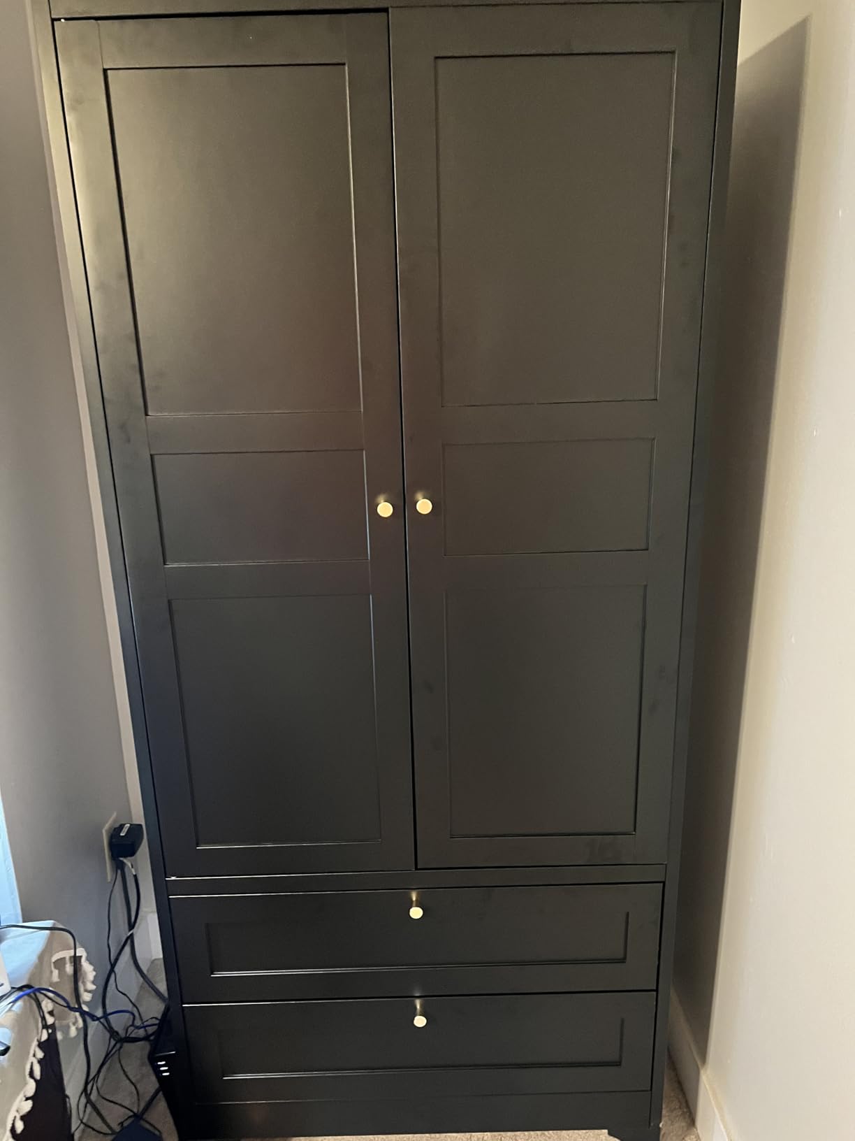 Letaya Metal Wardrobe Cabinets with Lock, Clothing Locker 72