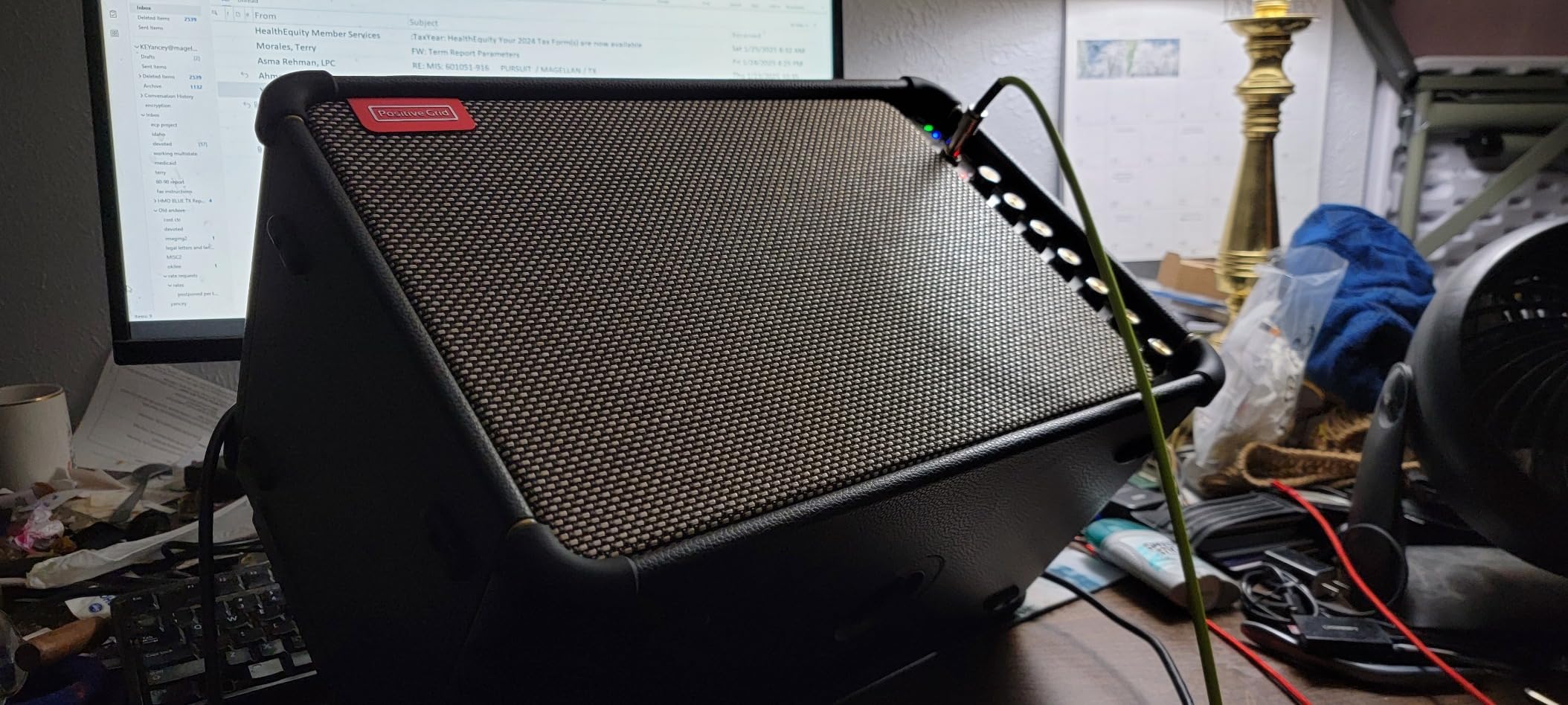 Positive Grid Spark LIVE 150W Smart Guitar Amp, PA & Bluetooth Speaker | 4 channels for guitar, bass, vocals, keys & more. Built-in channel mixer, USB charge ports, dedicated smart app customer photo 2