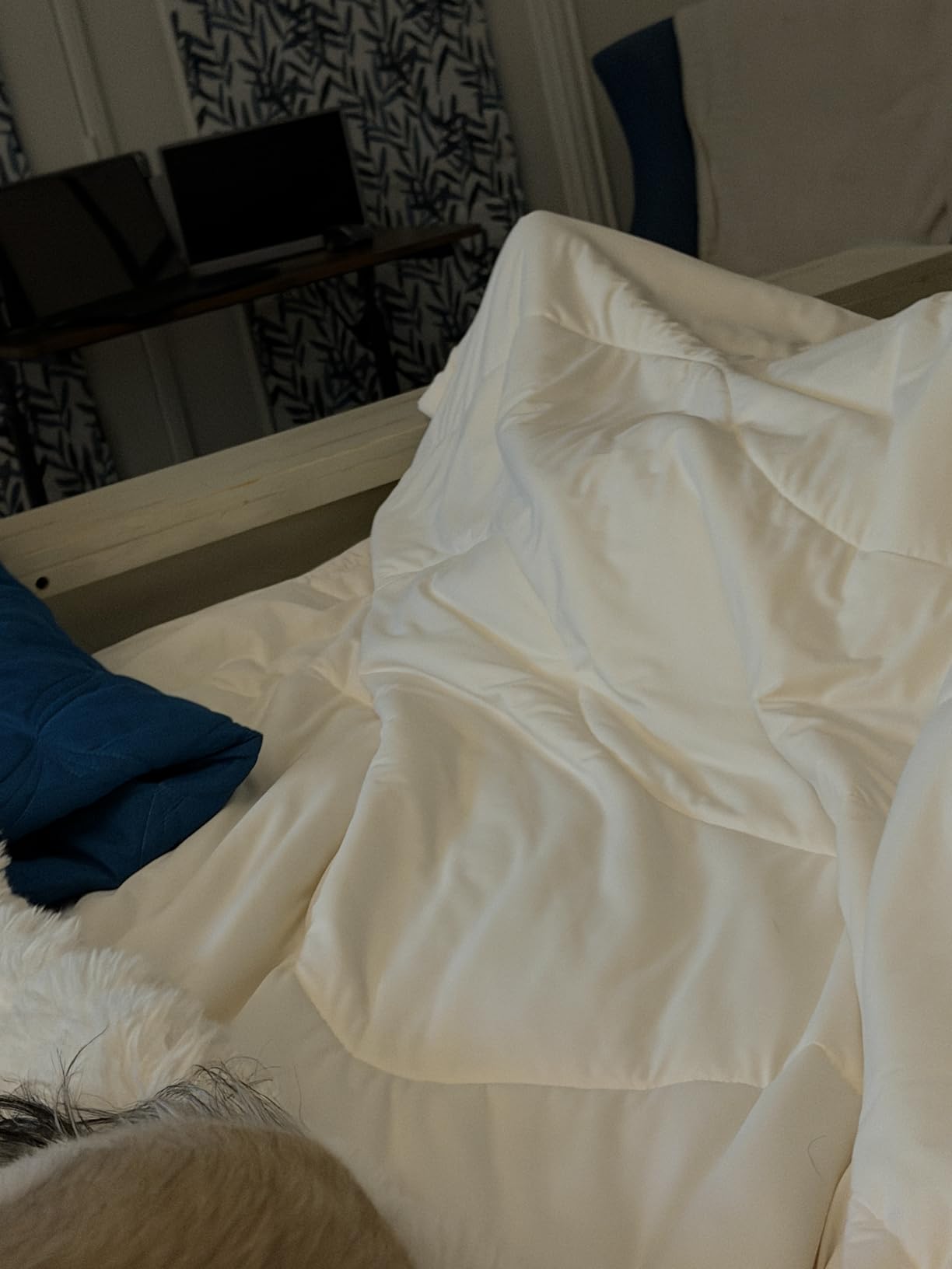 REST Evercool Cooling Comforter Blanket for Hot Sleepers, Full/Queen | All-Season Bedding to Keep Cool, Reversible Cool-to-Touch Fabric for Night Sweats, Breathable, Lightweight, Machine Washable customer photo 1
