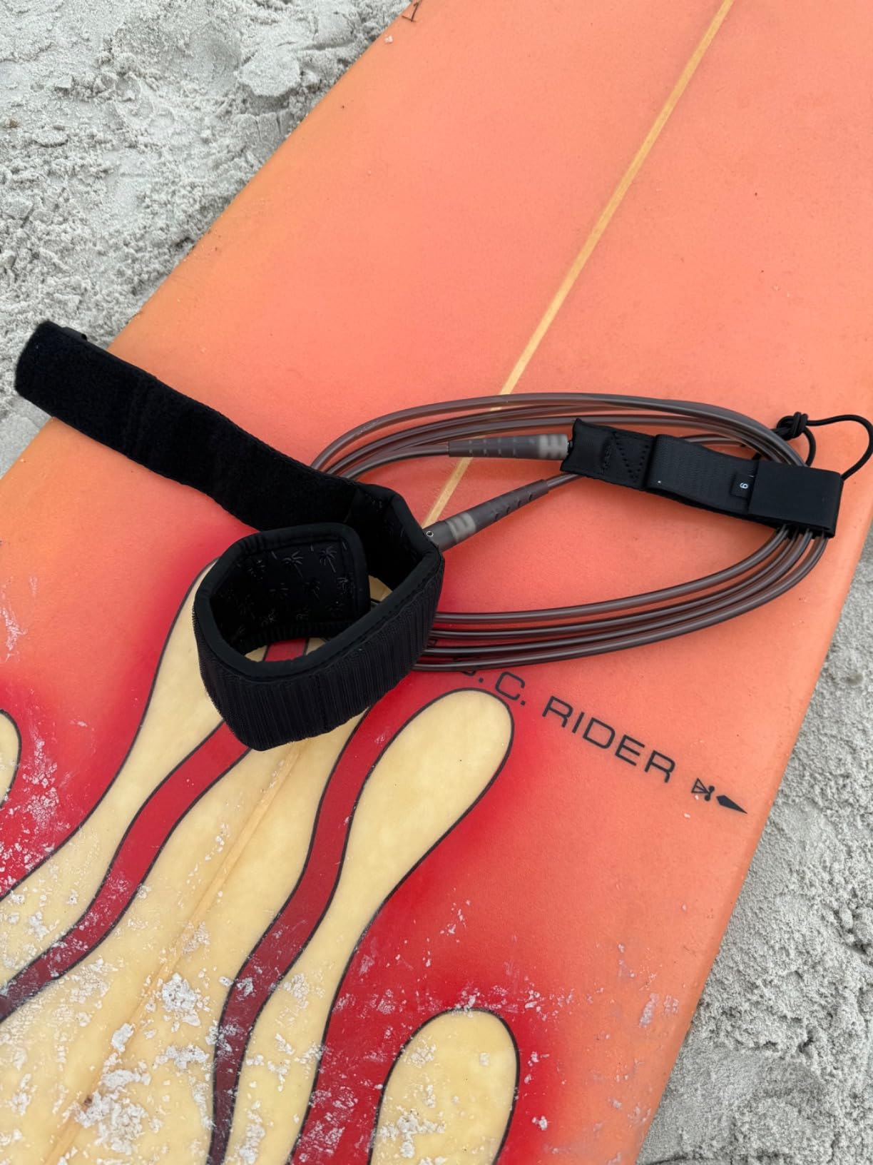 Ho Stevie! Longboard Calf Leash - Noseride Without Tripping - Strong, Light, Tangle-Free, Comfy Anti-Slip Leg Cuff with Key Pocket - 9/10/11 Feet customer photo 1