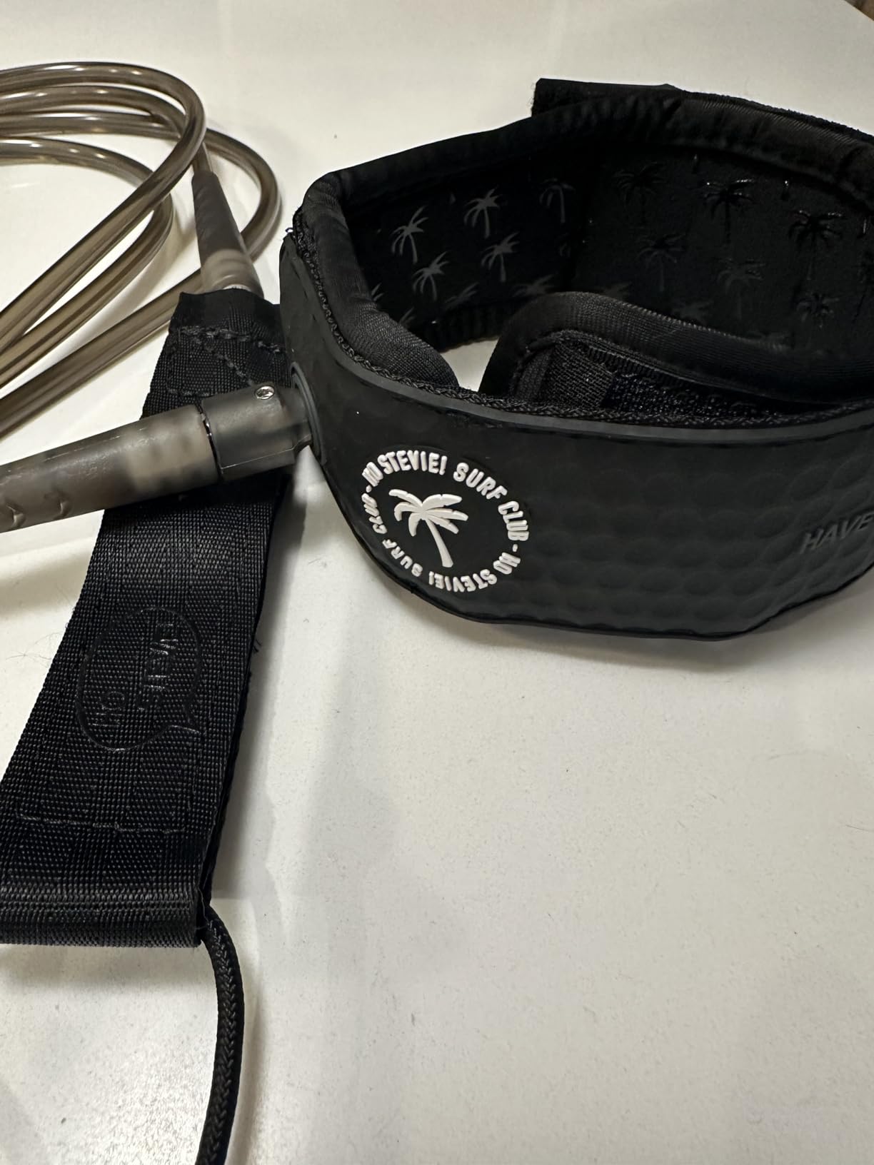 Ho Stevie! Longboard Calf Leash - Noseride Without Tripping - Strong, Light, Tangle-Free, Comfy Anti-Slip Leg Cuff with Key Pocket - 9/10/11 Feet customer photo 2