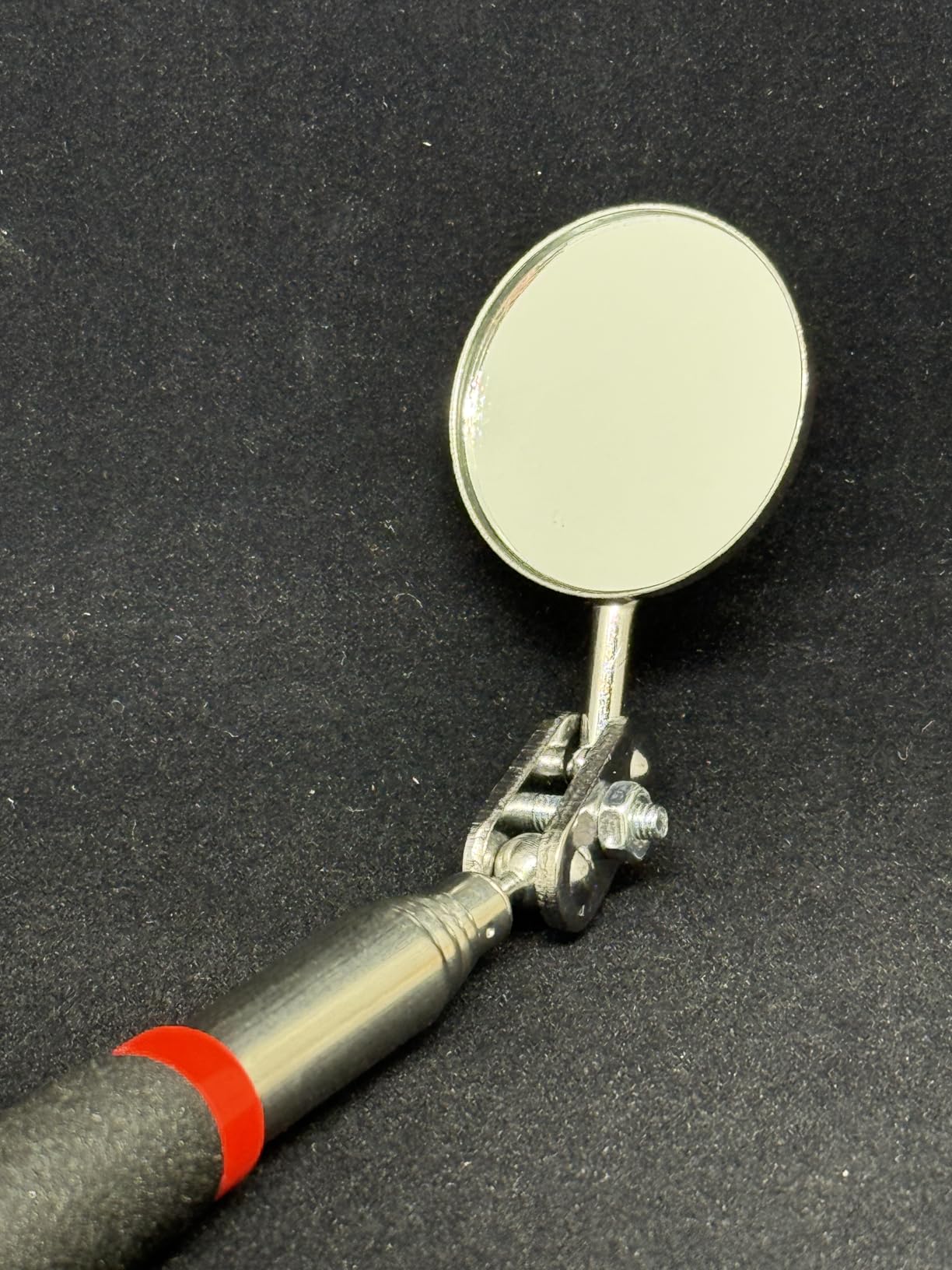 3 Pcs Telescoping Inspection Mirror Extendable Long Handle,Blue | 360 Swivel Steel Heads, Non-slip Grip for Mechanics Technicians, Tool in Engine Auto Repair Tight Spaces Inspection Use customer photo 1