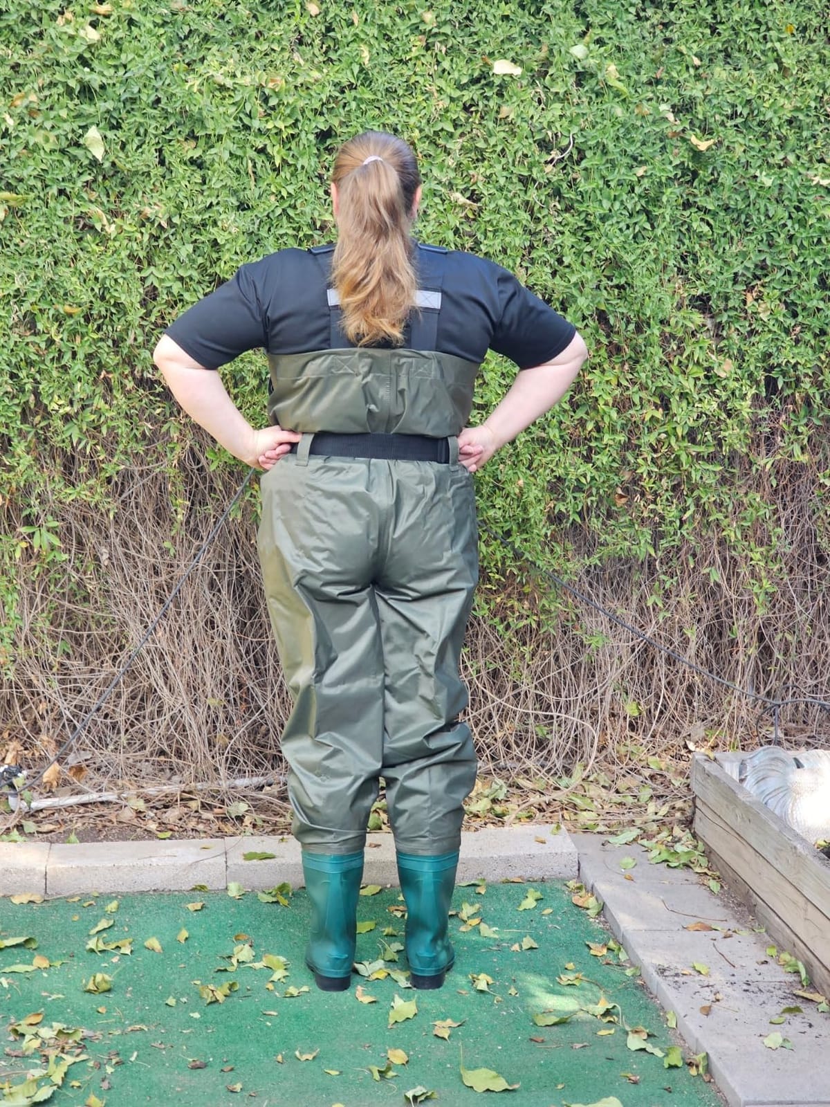 Trudave Chest Waders for Men with Boots, 2-Ply Nylon/PVC Waterproof Fishing & Hunting Waders for Men and Women customer photo 1