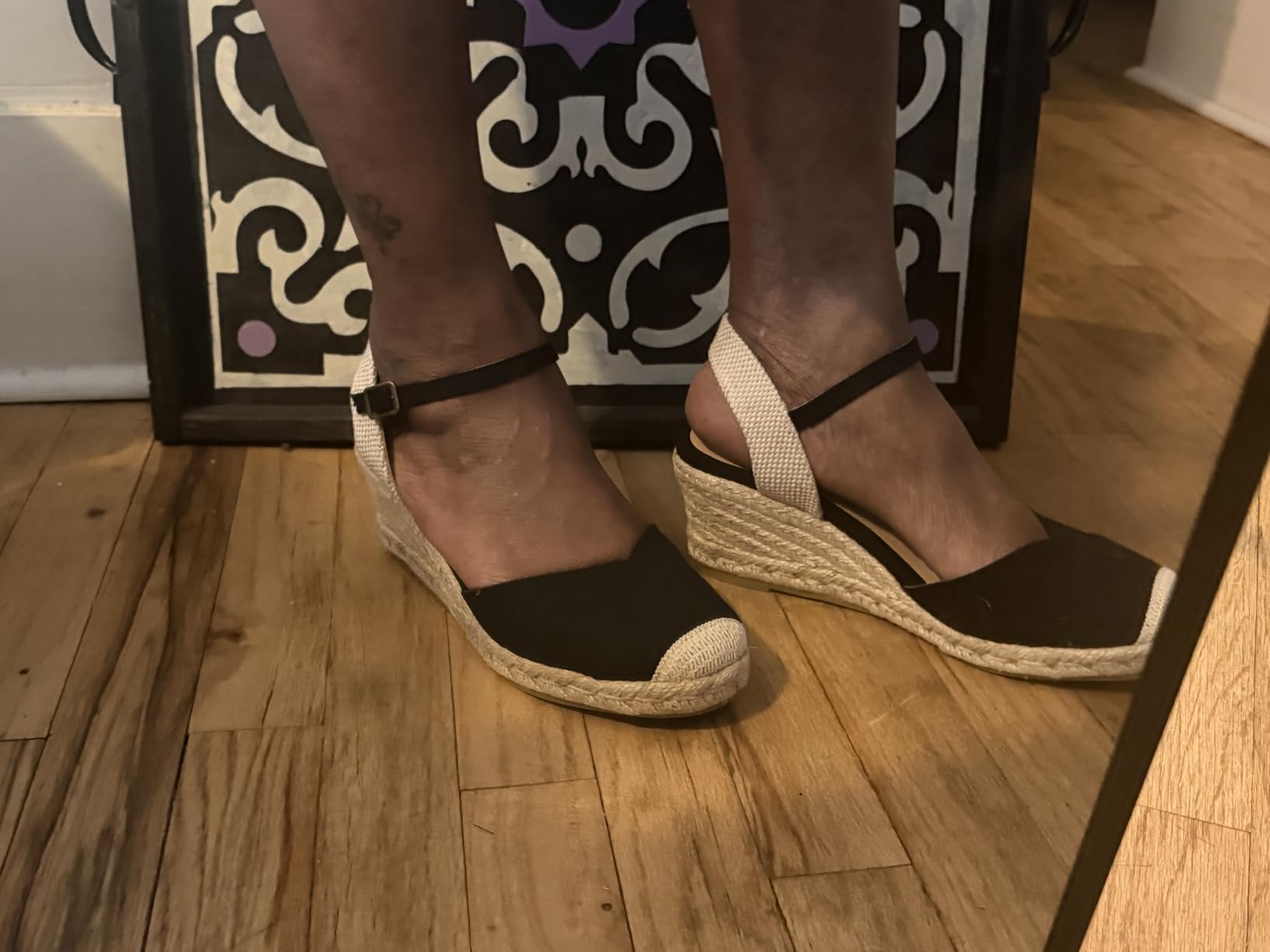 Women's Espadrille Wedge Sandals Closed Toe Platform Summer Shoes customer photo 2