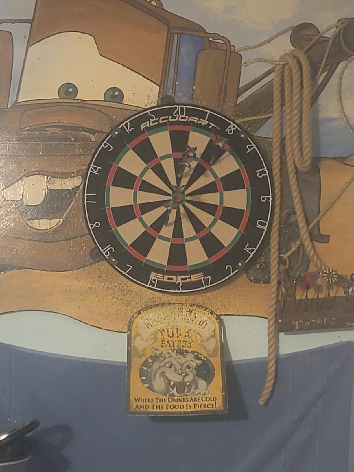 Accudart Edge Bristle Dartboard - Premium Brazilian Sisal, Razor-Thin Spider customer photo 1