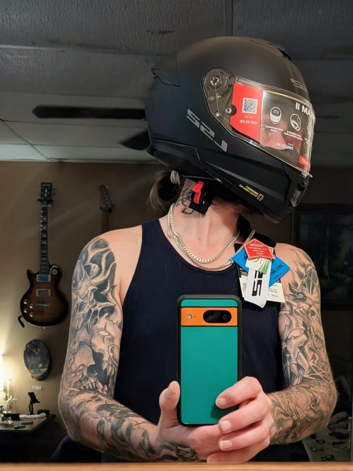 LS2 Helmets Stream II Full Face Motorcycle Helmet W/ SunShield customer photo 1