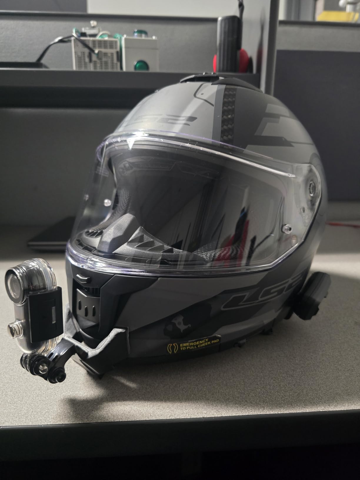 LS2 Helmets Stream II Full Face Motorcycle Helmet W/ SunShield customer photo 2