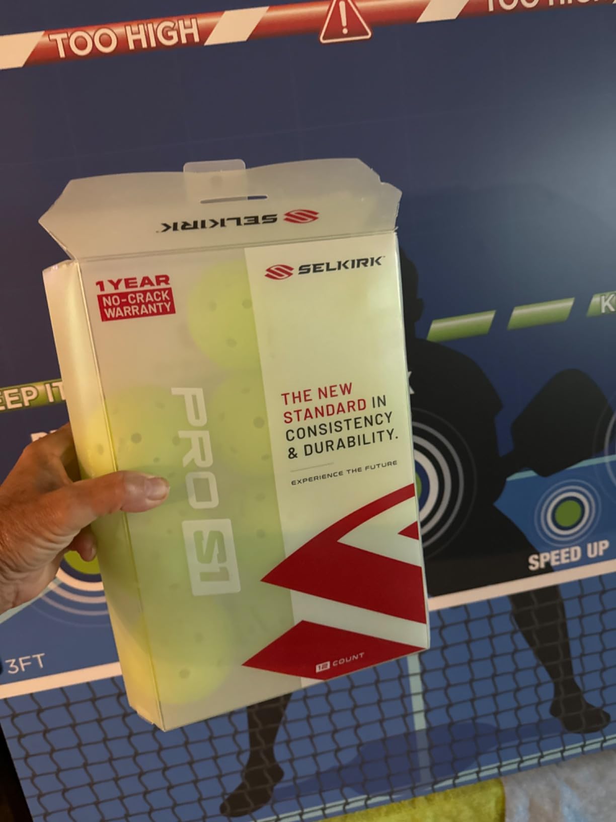 Selkirk Sport Pro S1 Outdoor Pickleballs - USAPA Approved - 38-hole design, advanced aerodynamics customer photo 2