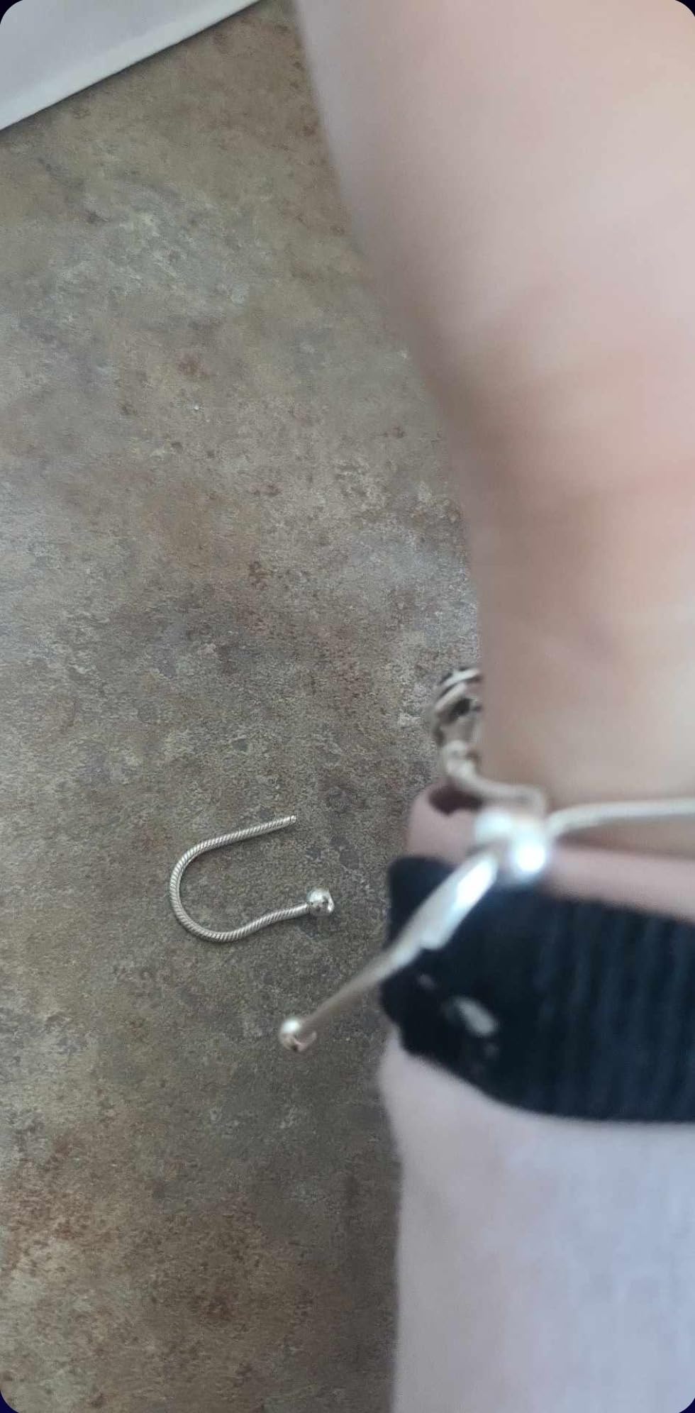 PANDORA Moments Snake Chain Slider Bracelet customer photo 1
