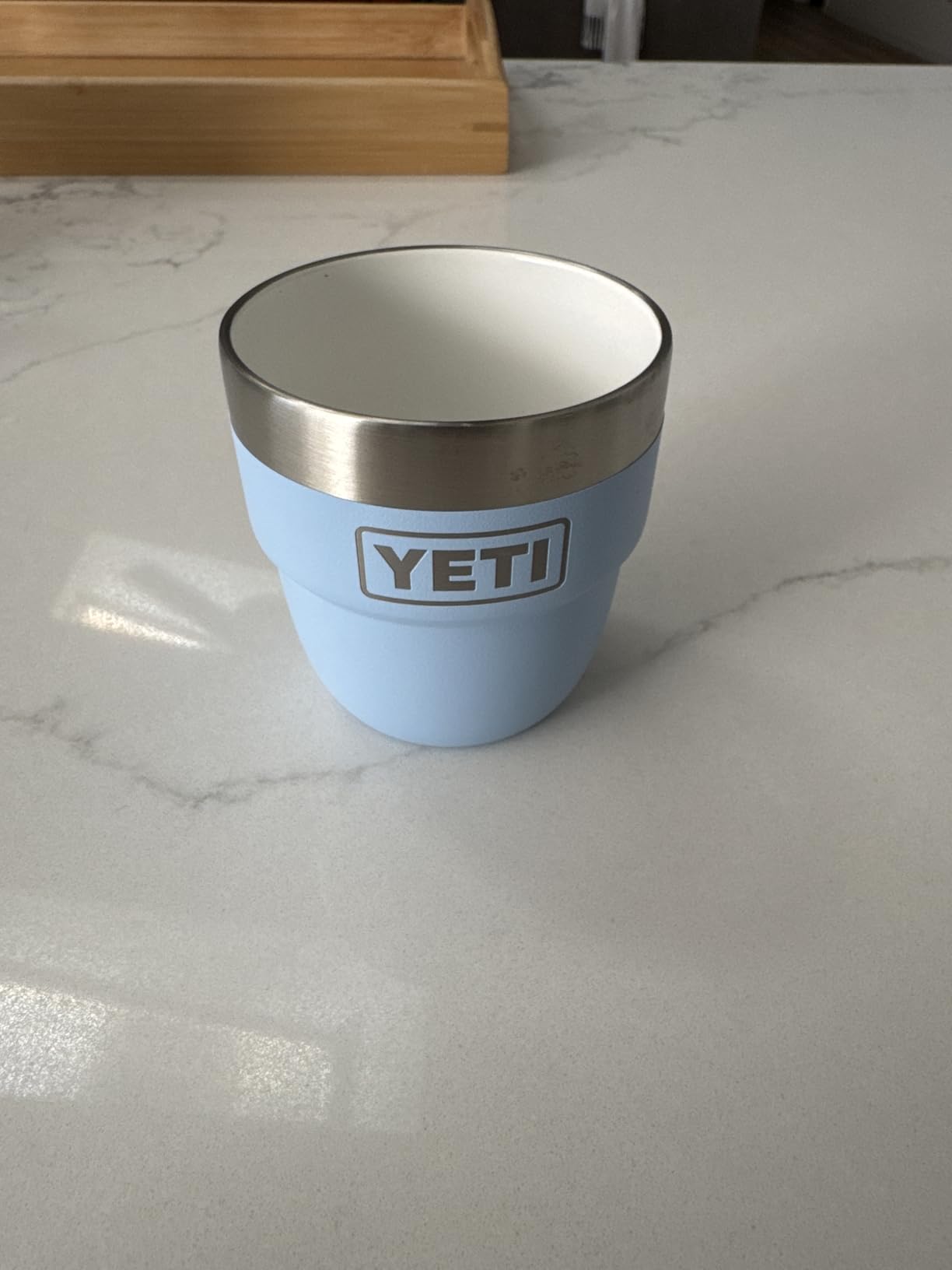 YETI Rambler 4 oz Stackable Cup, Stainless Steel, Vacuum Insulated Espresso/Coffee Cup, 2 Pack customer photo 1