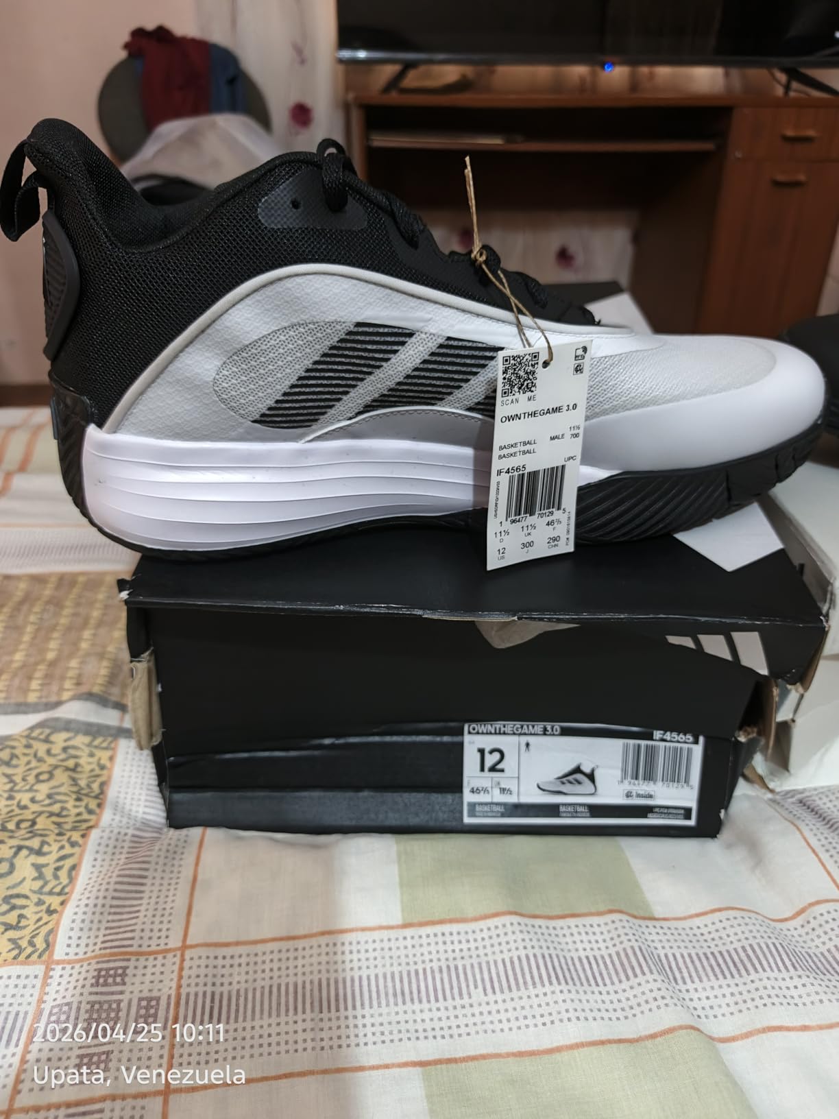 adidas Mens Own the Game 3.0 Basketball customer photo 2