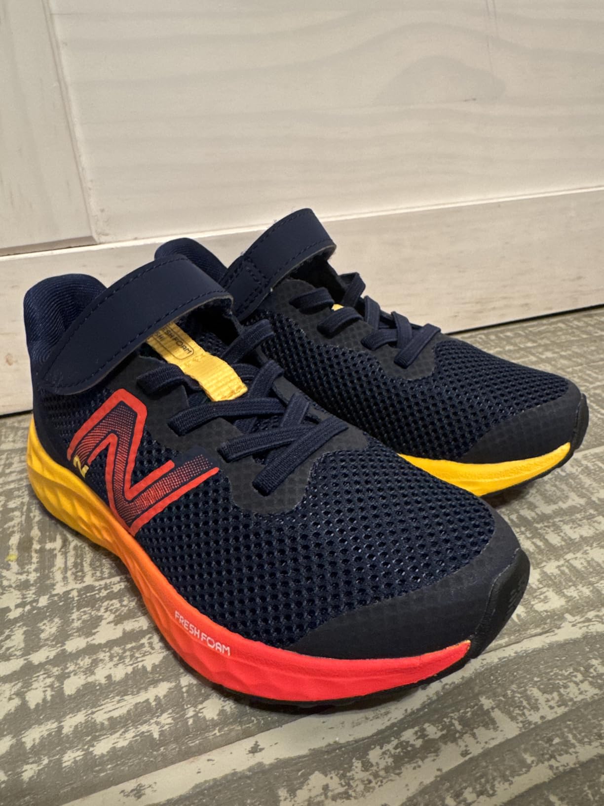 Kids Fresh Foam Arishi V4 Running Shoe (Little Kid) customer photo 1