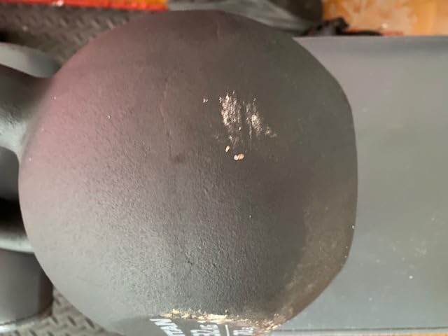 Titan Fitness Cast Iron Kettlebell, Single Piece Casting, KG and LB Markings, Full Body Workout customer photo 1