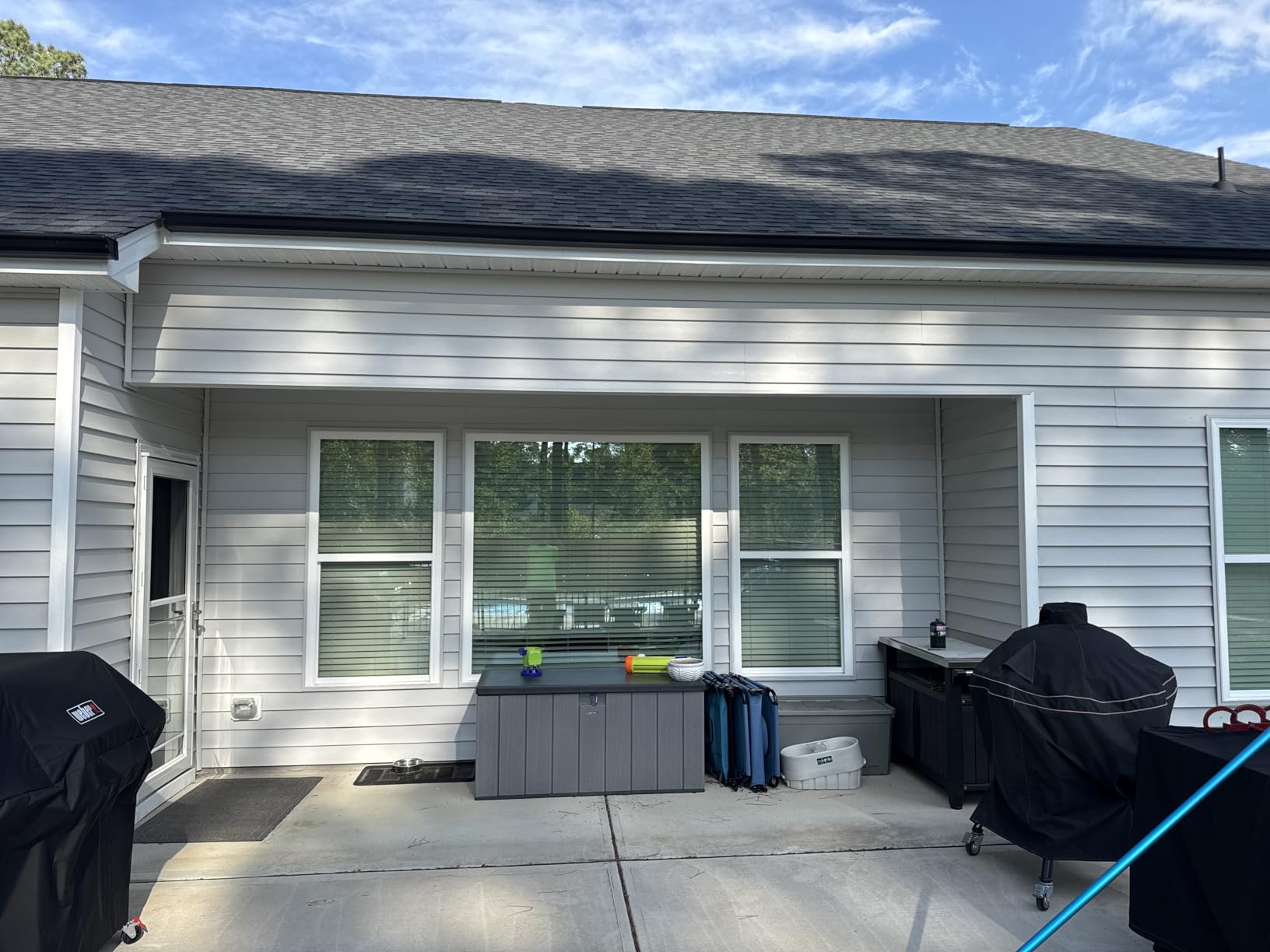 ADVANING Luxury Series, 16'x10' Electric Retractable Awning, Premium Quality Fully Assembled UV+ Sun Shade Canopy, Cerulean, EA1610-A229H2 customer photo 1