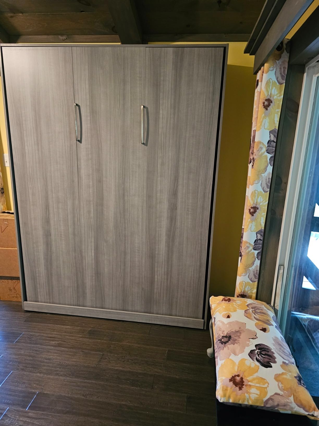 Bestar Queen Murphy Bed, White, Claremont, 65W customer photo 2