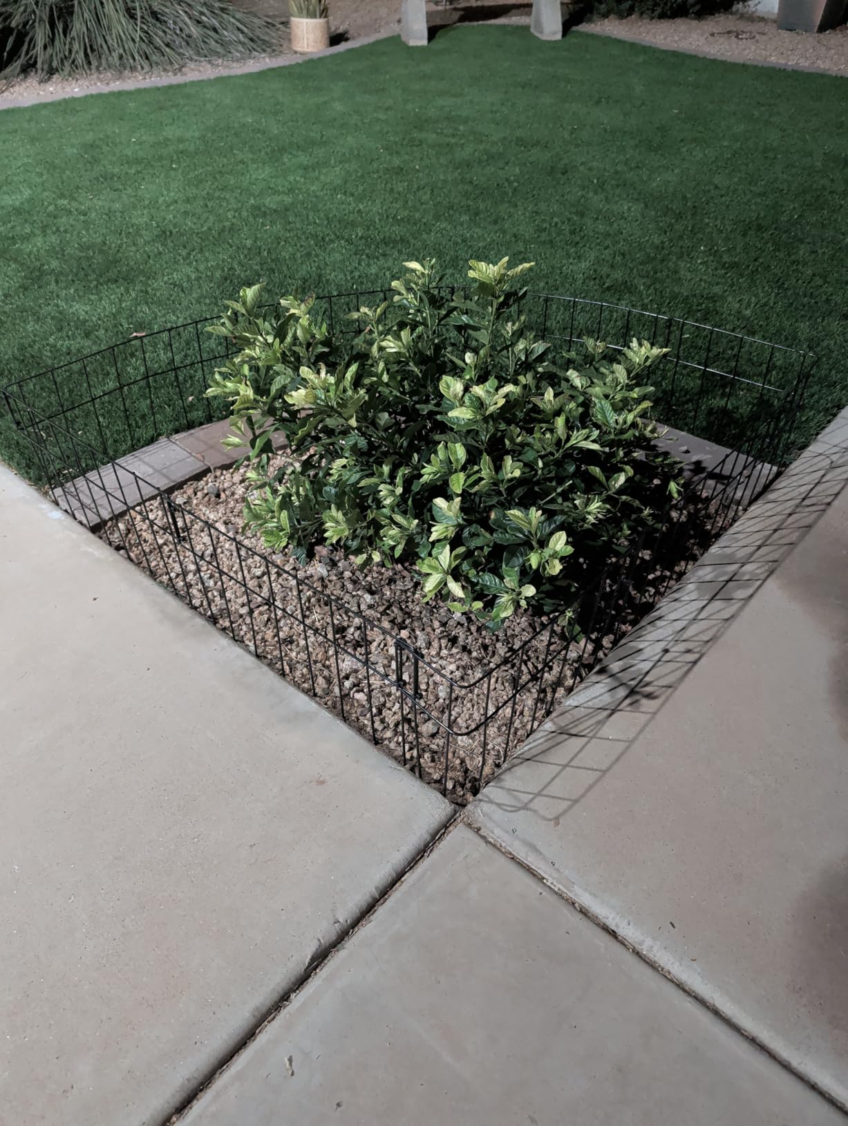 HIHADUUM 20Ft(L) X 13Inch(H) Animal Barrier Fence - 14 Pack Garden Fence Animal Barrier Garden Border Rustproof Metal No Dig Fence Panels for Dog Rabbit Defense Bottom Blocker for Outdoor Yard Patio customer photo 2