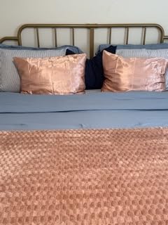 BEDELITE Zipper Satin Pillowcases, Standard Size 20