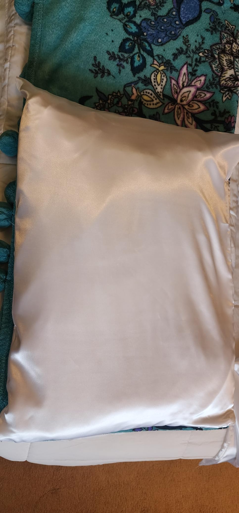 BEDELITE Zipper Satin Pillowcases, Standard Size 20