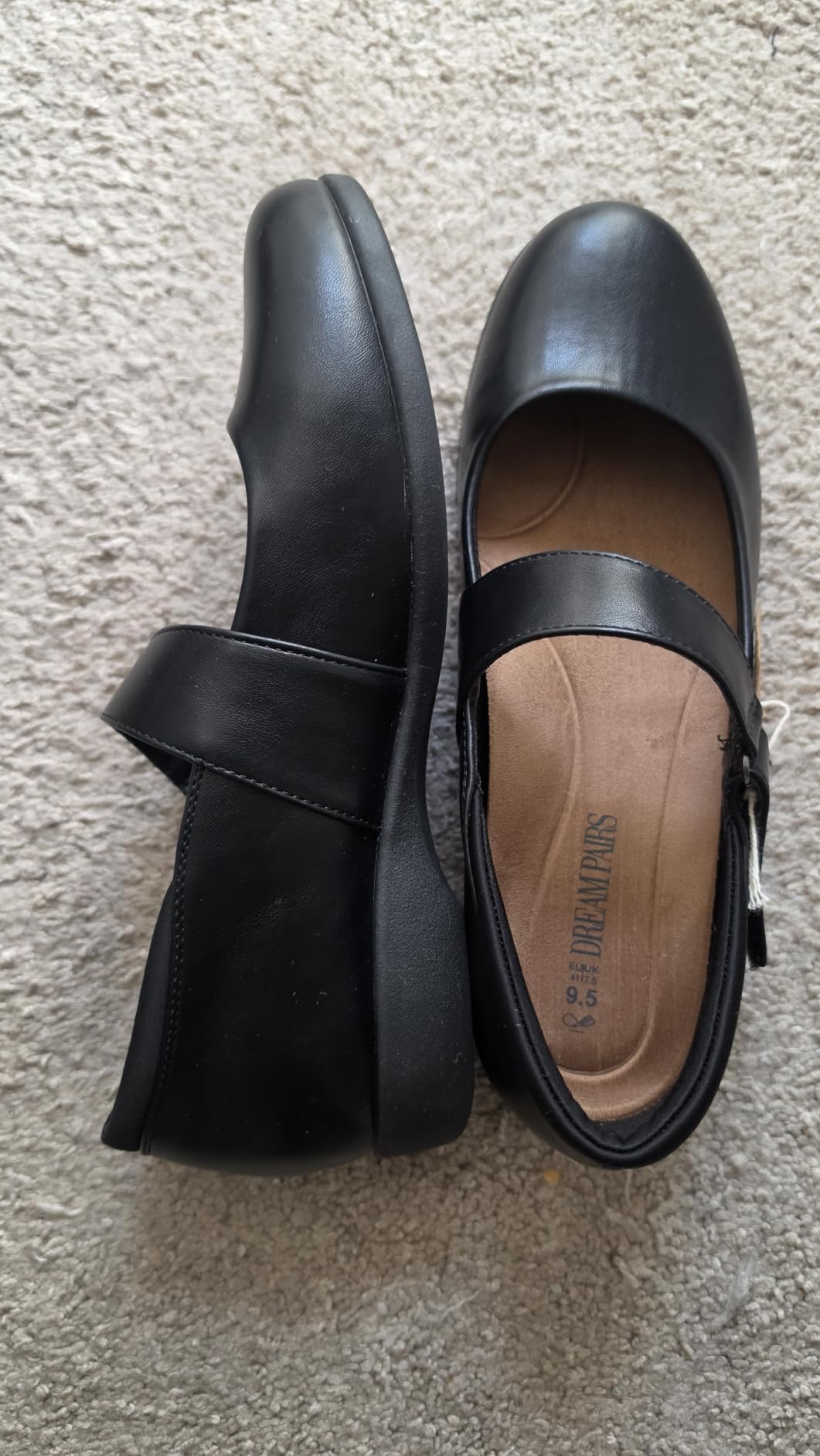DREAM PAIRS Women's Mary Jane Flats Ankle Strap Shoes customer photo 2