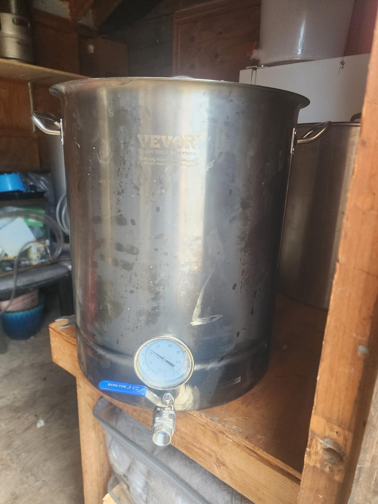 VEVOR Brew Kettle 16 Gal, Brewing Pot Stainless Steel, Brew Kettle Pot for Beer Brewing with Filter&Filter Tray, Tri Ply Bottom for Beer customer photo 2