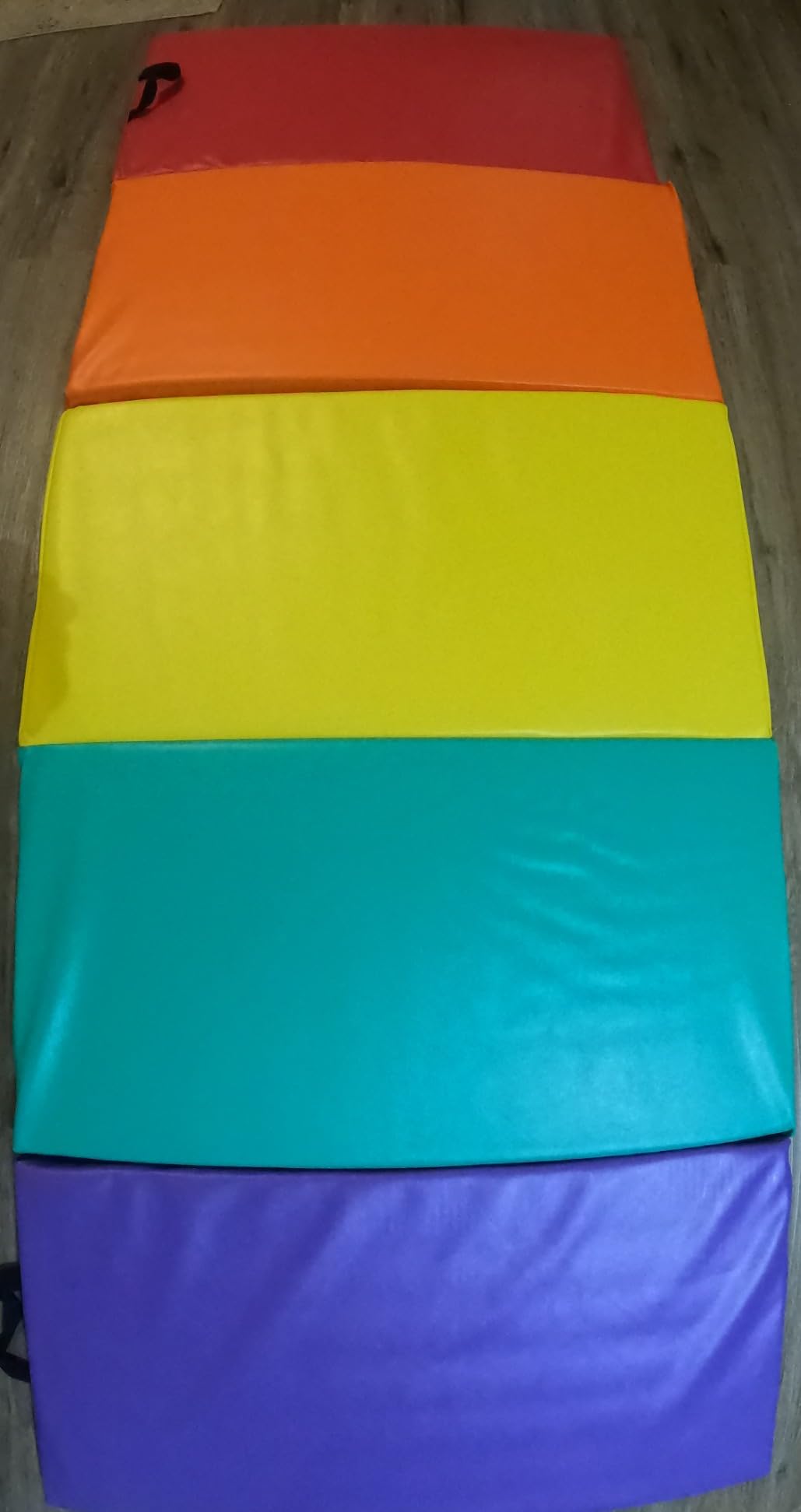 New Bounce Tumbling Mat for Kids - Gymnastics Mat - Folding Exercise Tumble Mat for Home Gyms customer photo 2