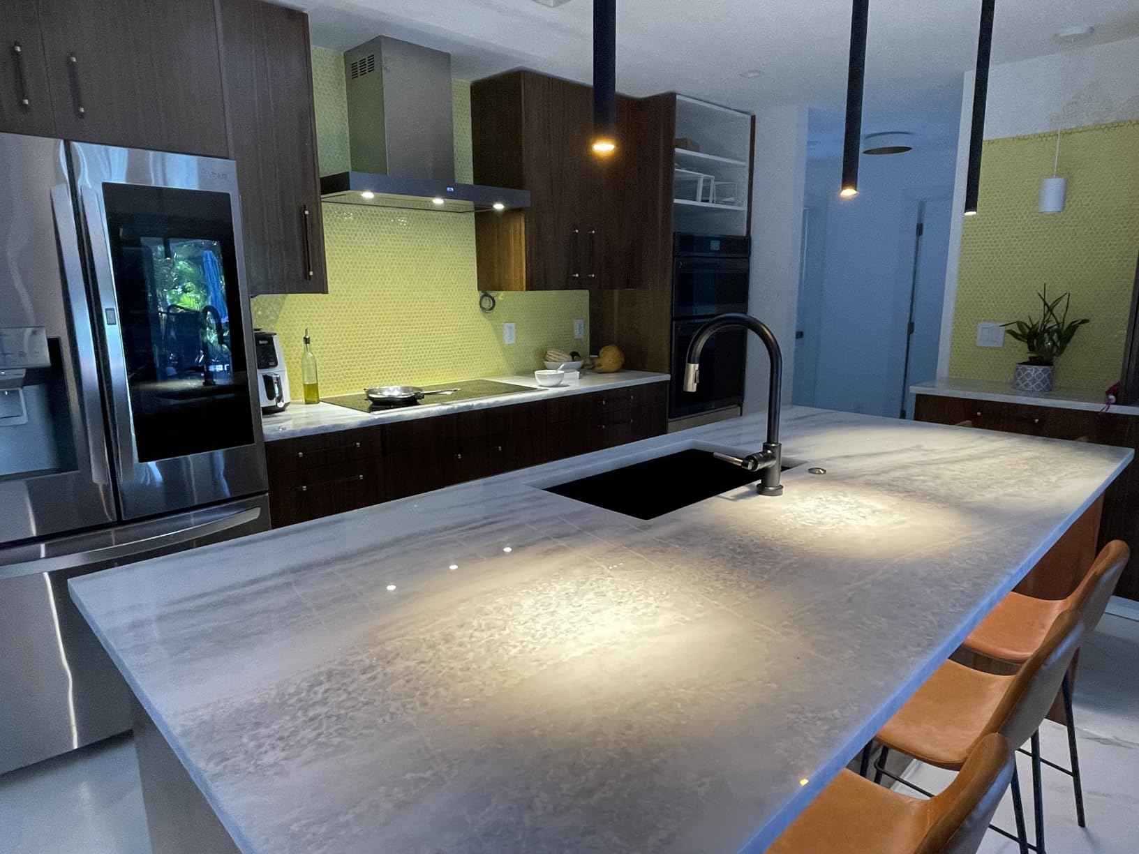 Ruvati 32 x 19 inch epiGranite Undermount Granite Composite Quartz Single Bowl Kitchen Sink - Catalina Blue - RVG2033LU customer photo 2