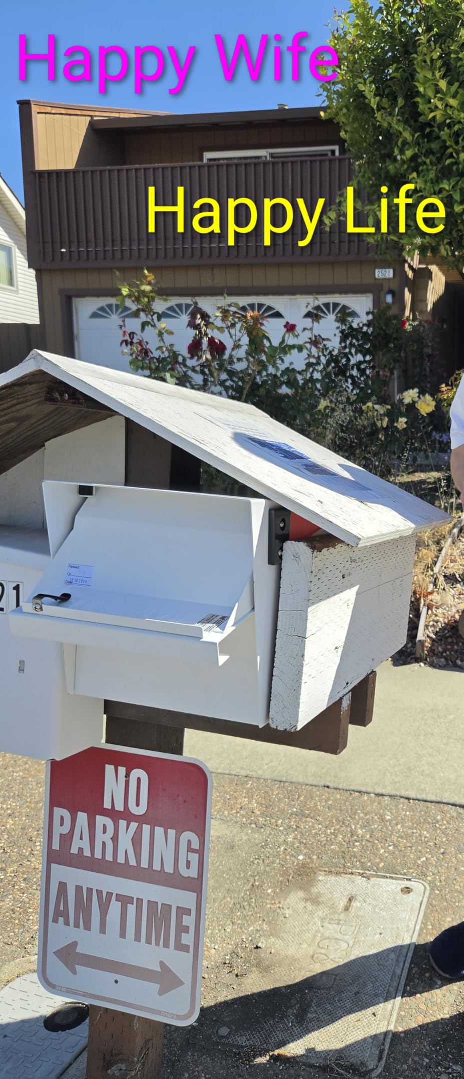 Mail Boss Mail Manager Street Safe Rear Access Locking Post Mount Mailbox customer photo 2