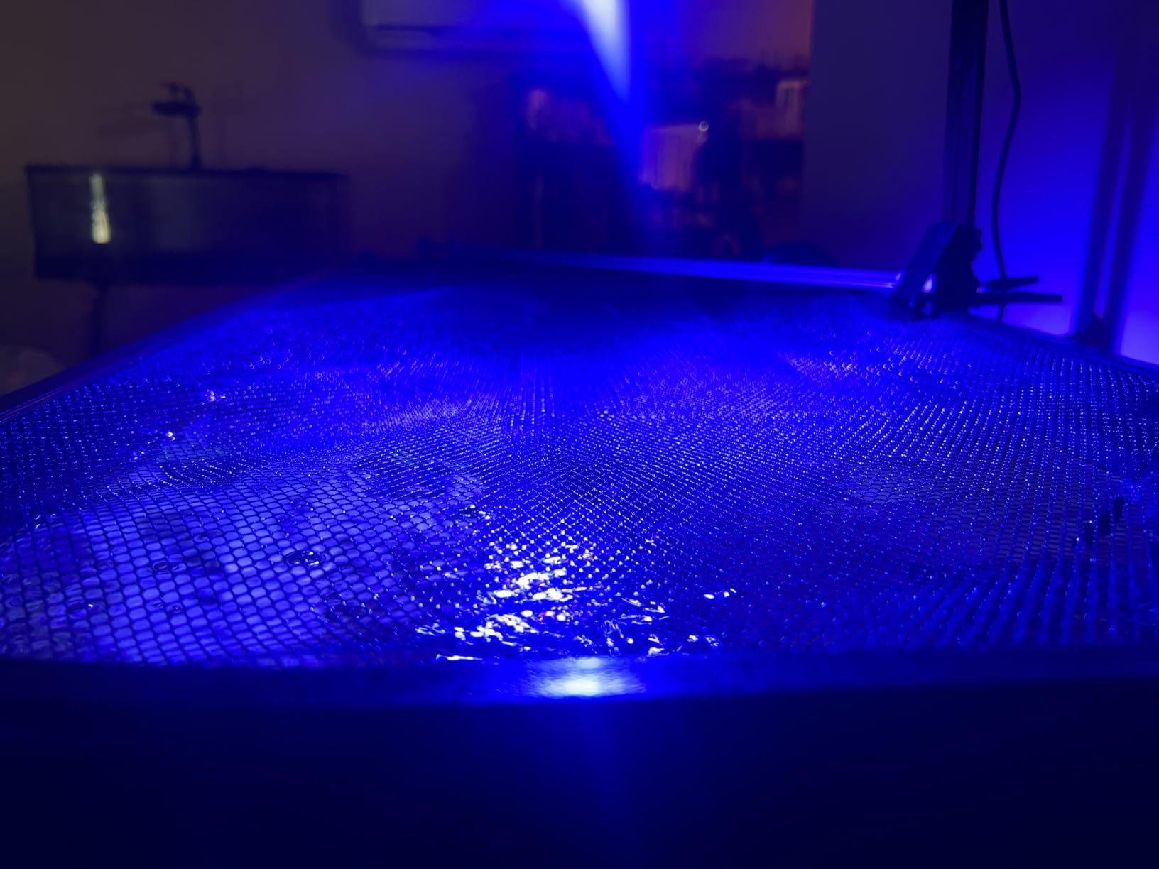 Magnetic Fish Tank Lid, Mesh Aquarium Cover, Fits Tanks Up to 37 x 18 in | Custom Fit Design, Tear-Resistant PET Mesh customer photo 2