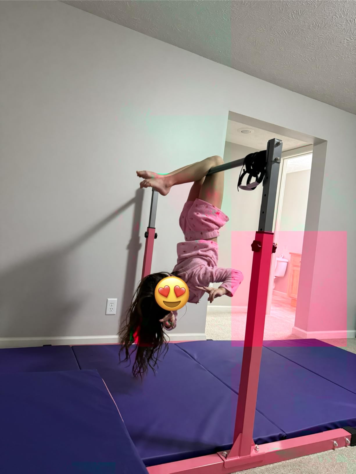 BalanceFrom 10x4 Feet 4-Panel Folding Gymnastics Mat - 2-Inch Thick Pad with Vinyl Surface and Carrying Handles for Tumbling, Yoga, Pilates, Home Workouts, and Martial Arts customer photo 2