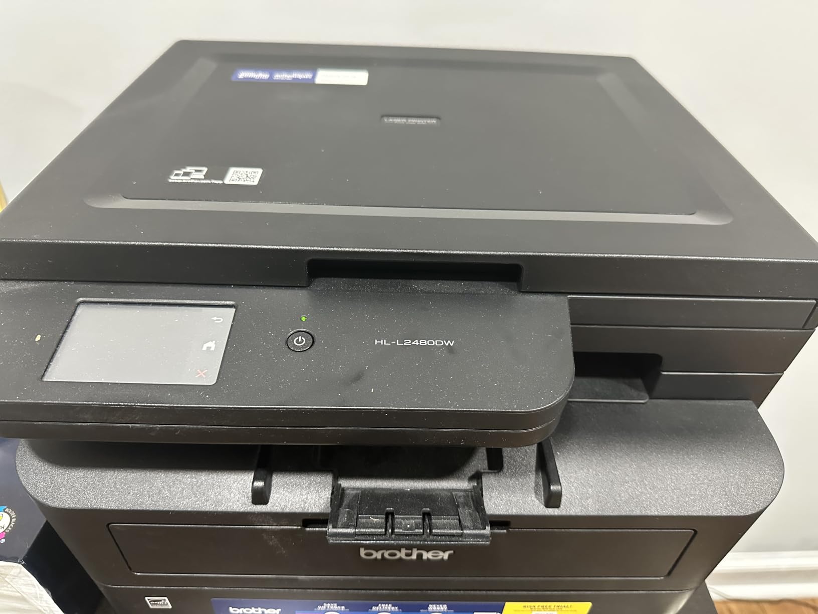 Brother HL-L2480DW Wireless Compact Monochrome Multi-Function Laser Printer with Copy and Scan, Duplex, Mobile, Black & White | Includes Refresh Subscription Trial(1), Works with Alexa customer photo 1