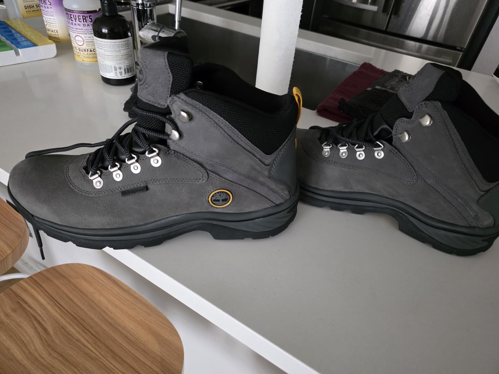 Timberland Men's White Ledge Mid Waterproof Hiking Boots customer photo 2