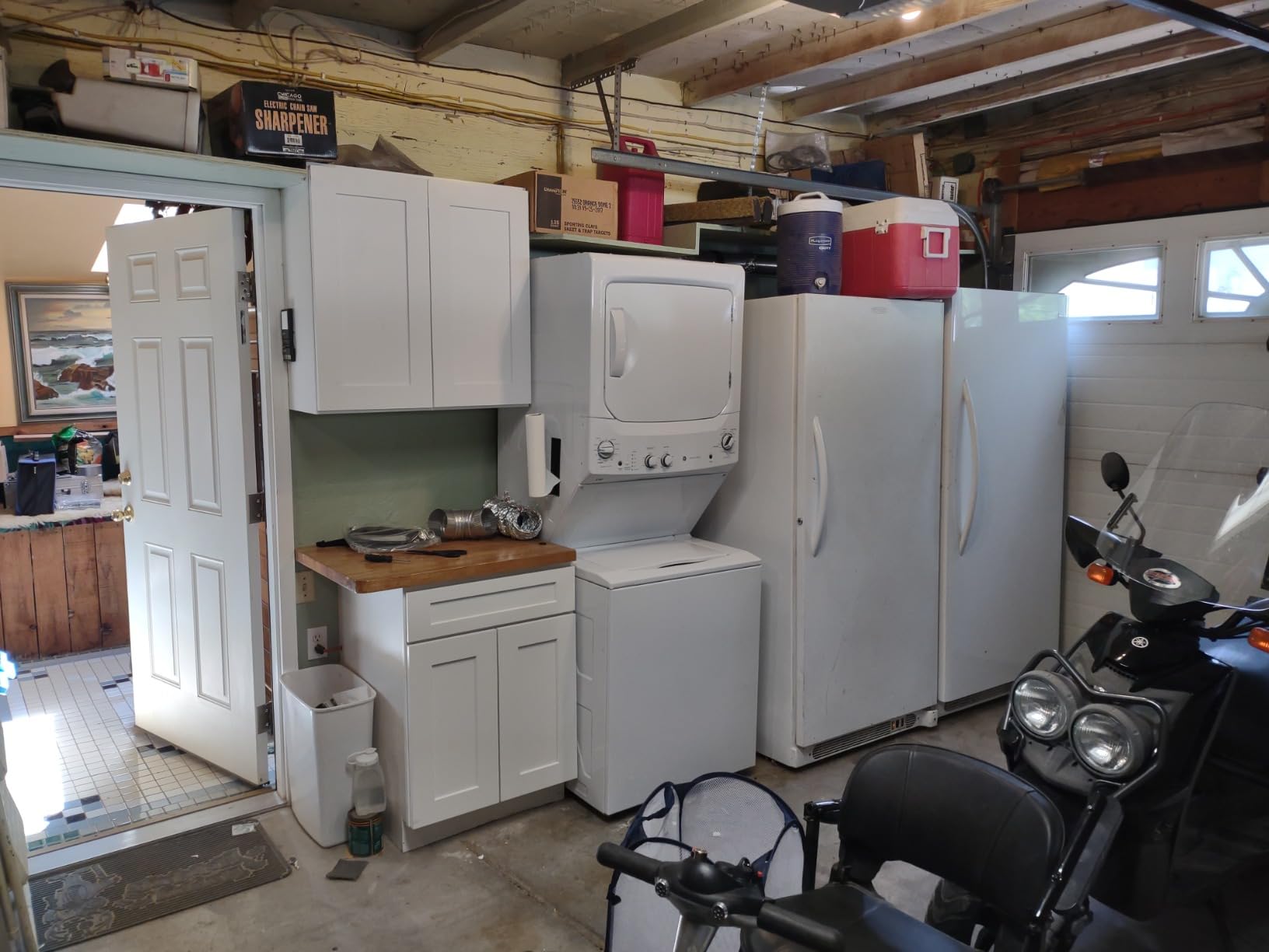 White Shaker Wall Cabinet - Ready to Assemble, Perfect for Kitchen, Laundry, and Bathroom Storage - 24