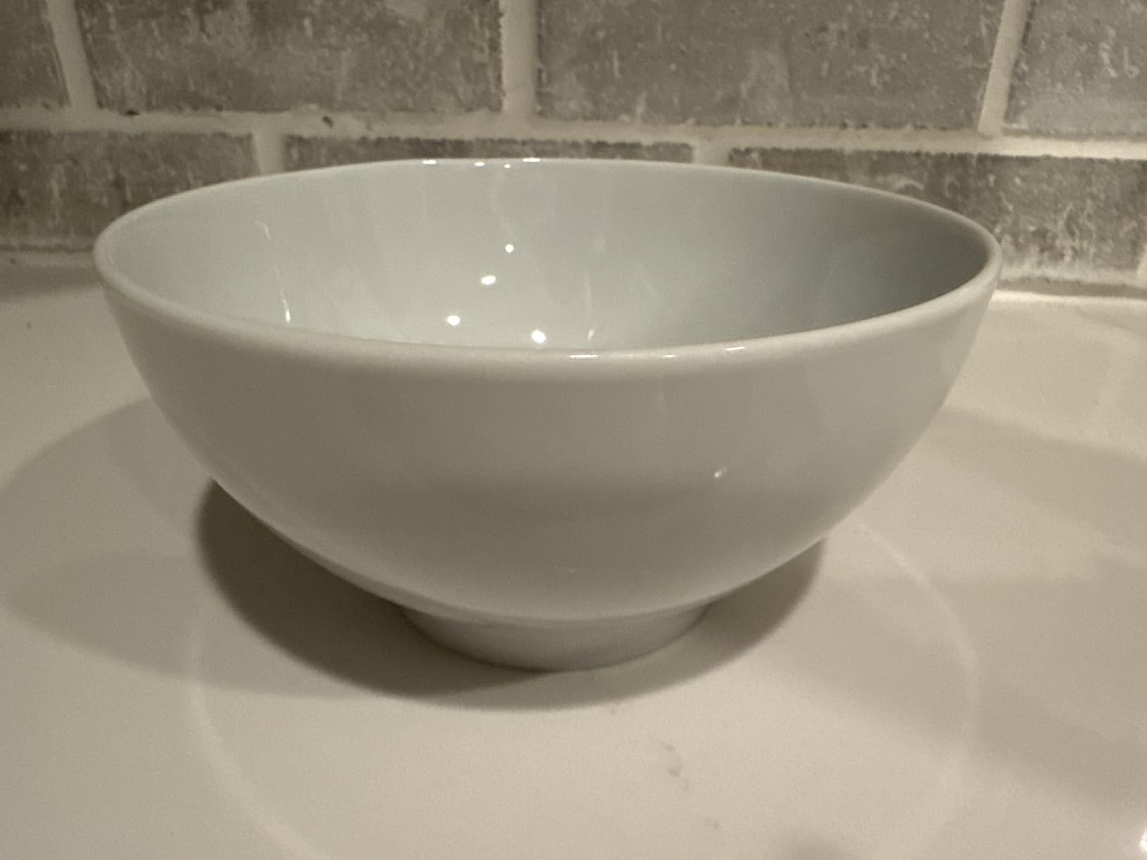 MALACASA 26 Oz White Ceramic Soup Bowls of 4, Cereal Bowls for Kitchen | Perfect for soup, cereal, dinner, noodles, ramen or fruit; scratch-resistant, stackable, microwave, oven & dishwasher safe customer photo 2