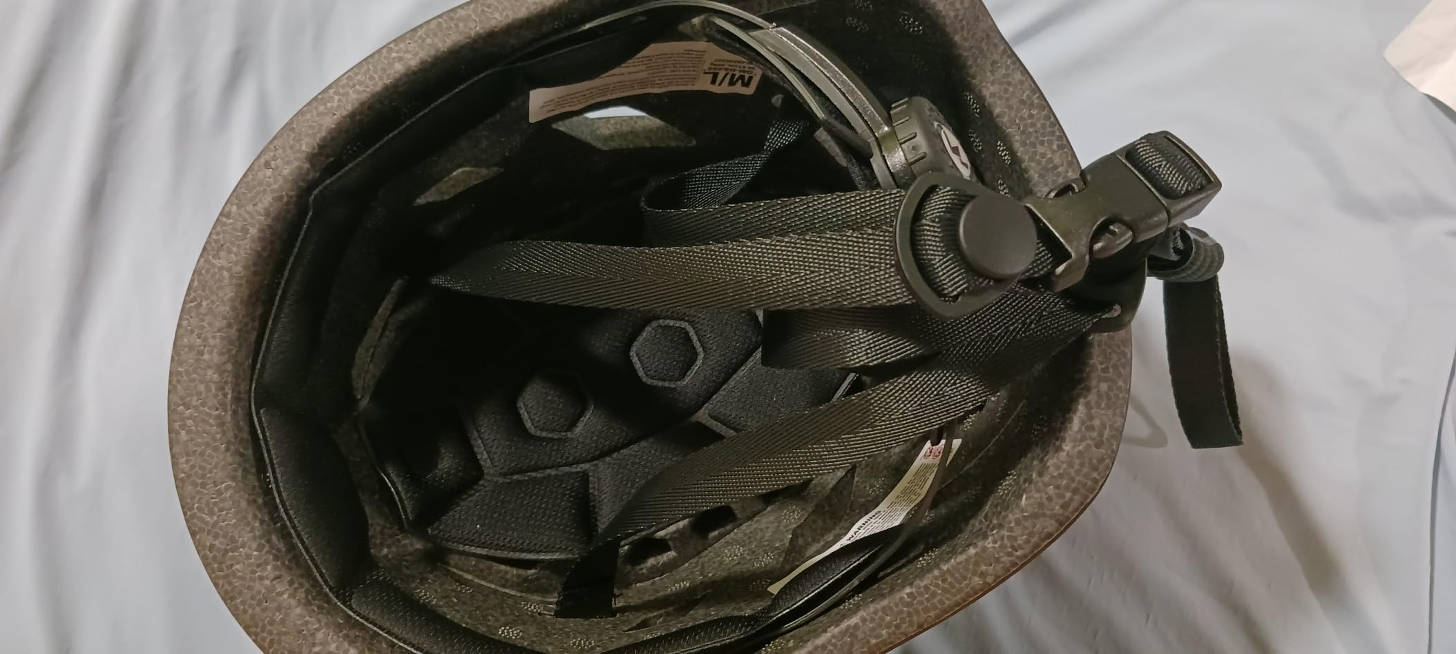 OutdoorMaster Rock Climbing Helmet, Lightweight Ventilated Adjustable | PC+EPS in-mold, One-hand adjustable fit, Integrated headlamp clips customer photo 2