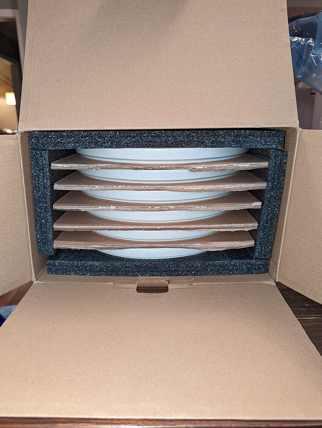 Mora Ceramic Flat Plates Set of 6-8 in - The Dessert, Salad, Appetizer, Small Lunch, etc Plate. Microwave, Oven, and Dishwasher Safe, Scratch Resistant. Kitchen Porcelain Dish - Neutrals customer photo 2