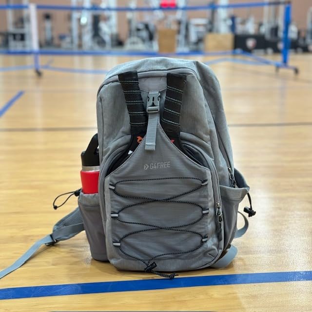 G4Free Pickleball Bag, Pickleball Backpack for Women and Men | Lightweight Pickle ball Backpacks, Adjustable Padel Bag Fits 2 to 4 Paddles, Daypack for Sports customer photo 1
