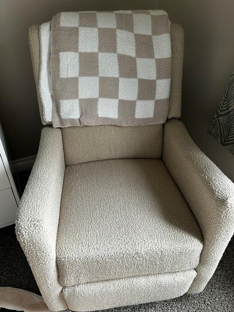 Delta Children Mercer Electronic Power Recliner and Swivel Glider with USB Port in LiveSmart Performance Fabric - Water Repellent & Stain Resistant, Dark Grey customer photo 2