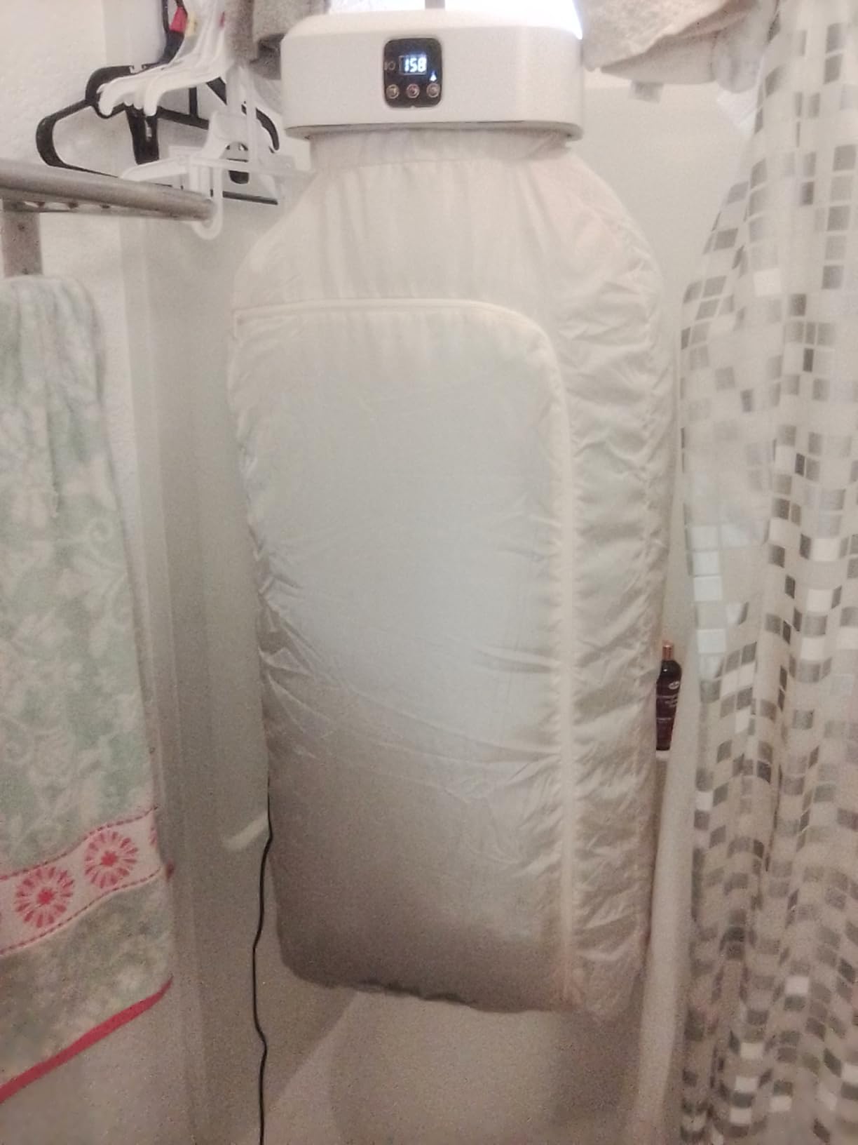 Portable Clothes Dryer with Remote Control, Foldable Mini Dry Cabinet, Fast Drying & Quiet Operation, Suitable for Small Spaces, Apartments, RVs, Dormitories and Travel customer photo 2