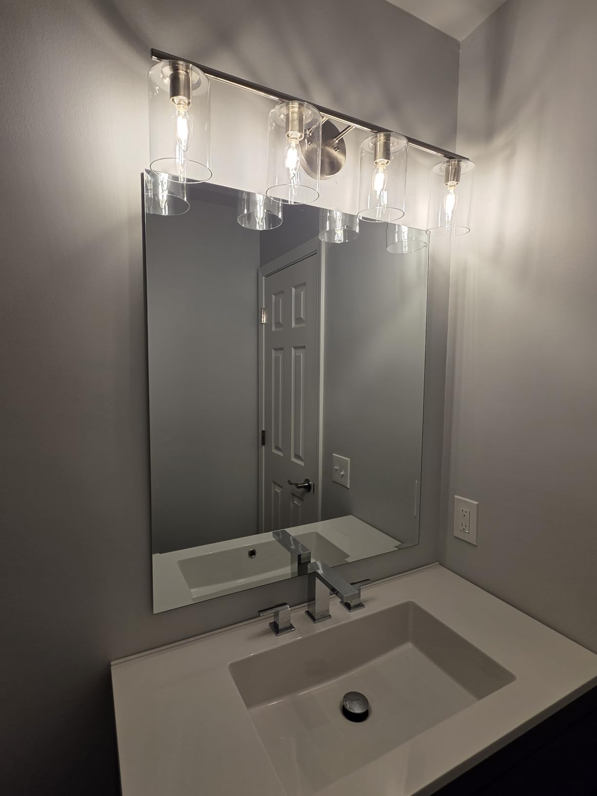 Frameless Bathroom Mirror, 30