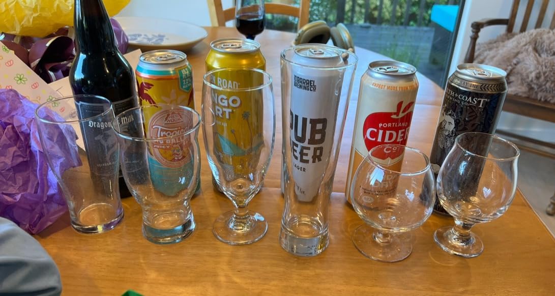 Libbey Craft Brews Assorted Beer Glasses Set of 6, Versatile, Premium Beer Glass Set, Craft Beer Glasses for Pilsner, Stout, Lager, IPA & More customer photo 2